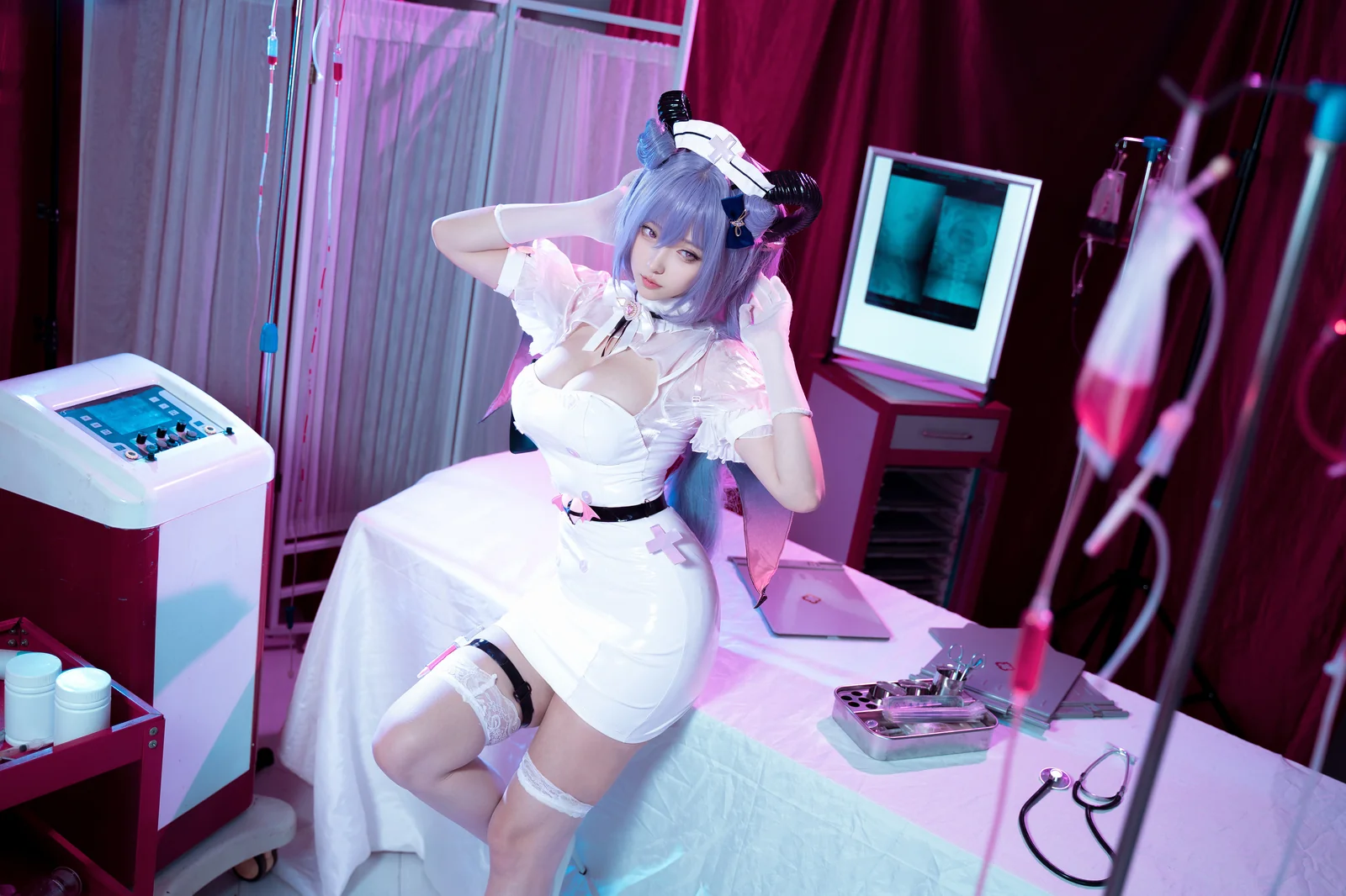 eya-狮砸 - 刻晴护士 12P [12P-156MB]