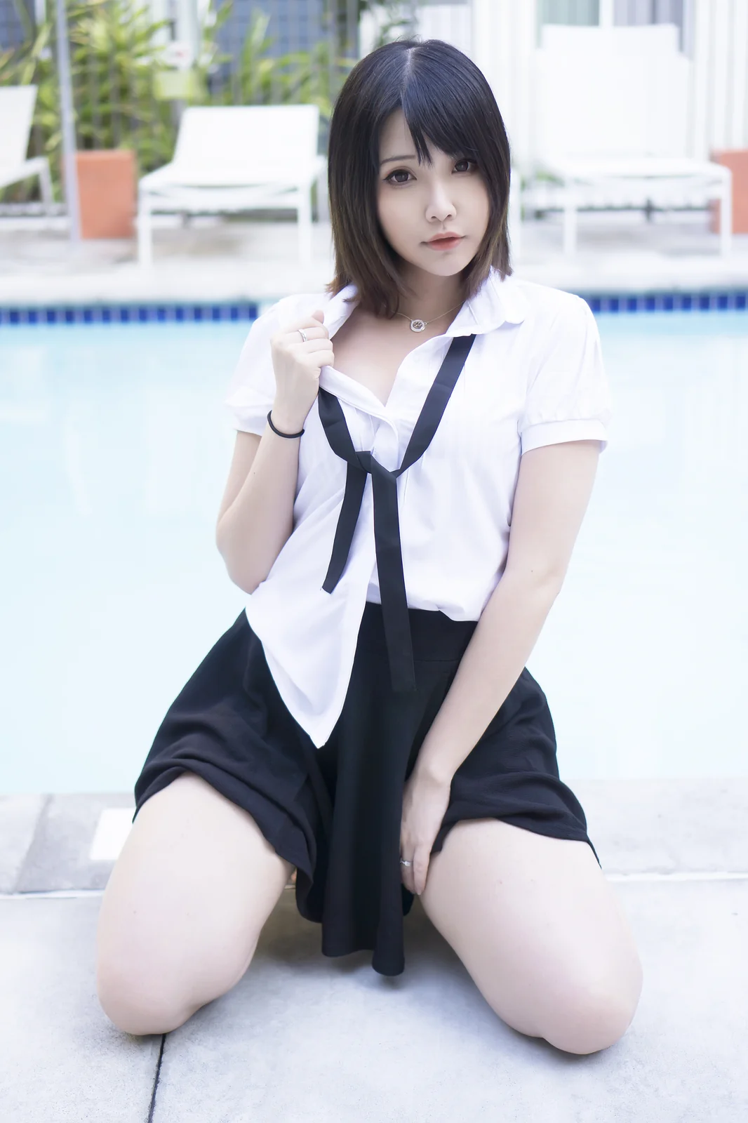 Hana Bunny – Wet Shirt Casual [9P-70MB]