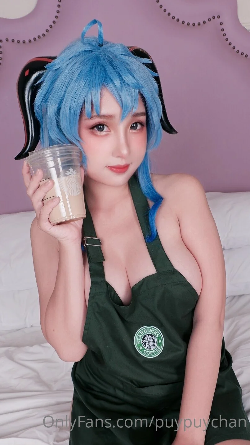 PuyPuy Chan - Ganyu Starbucks [15P-24MB]