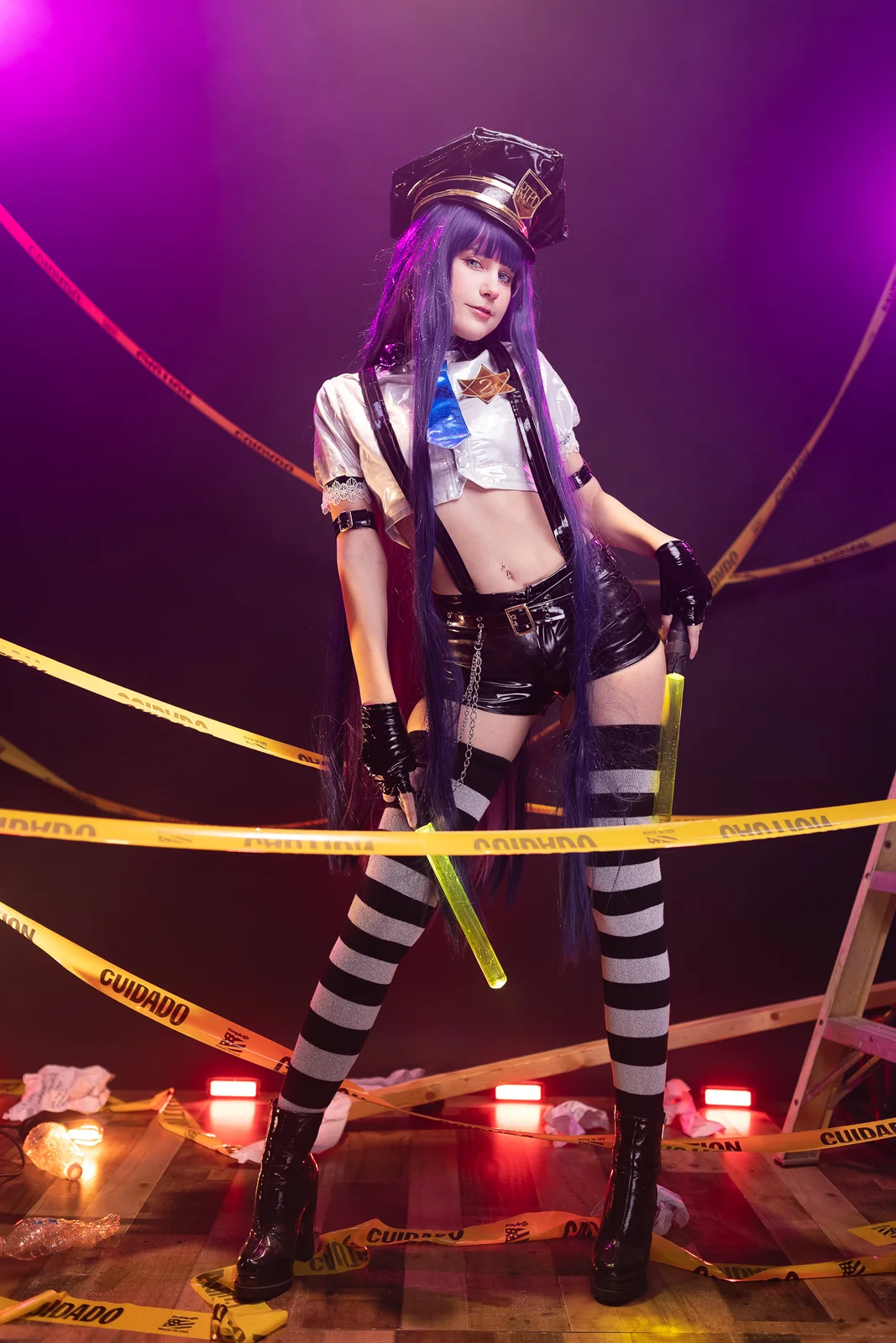 Jean WanWan - Stocking Anarchy Officer [32P-68MB]