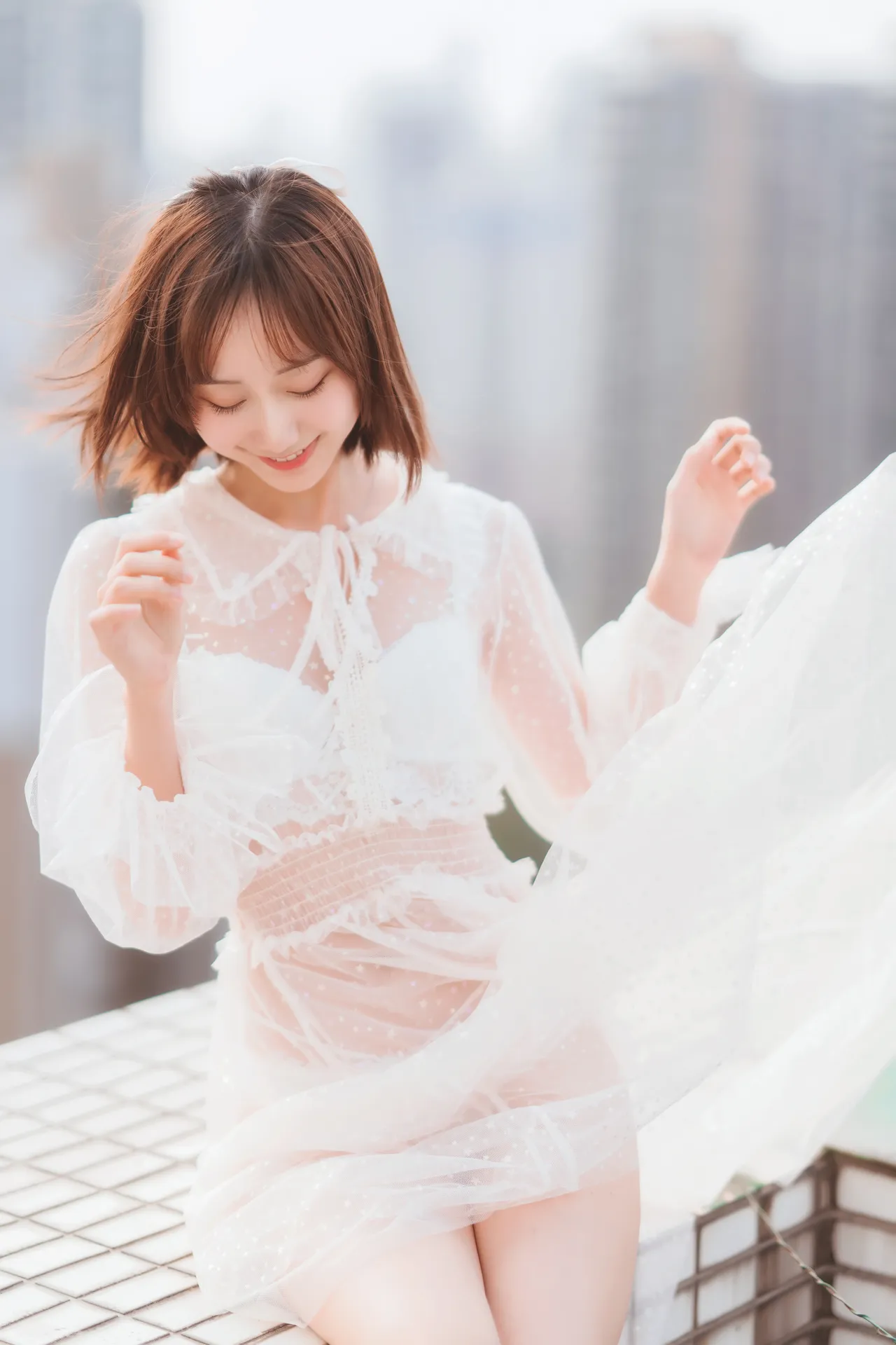 木棉棉OwO - 天台 [39P-262MB]