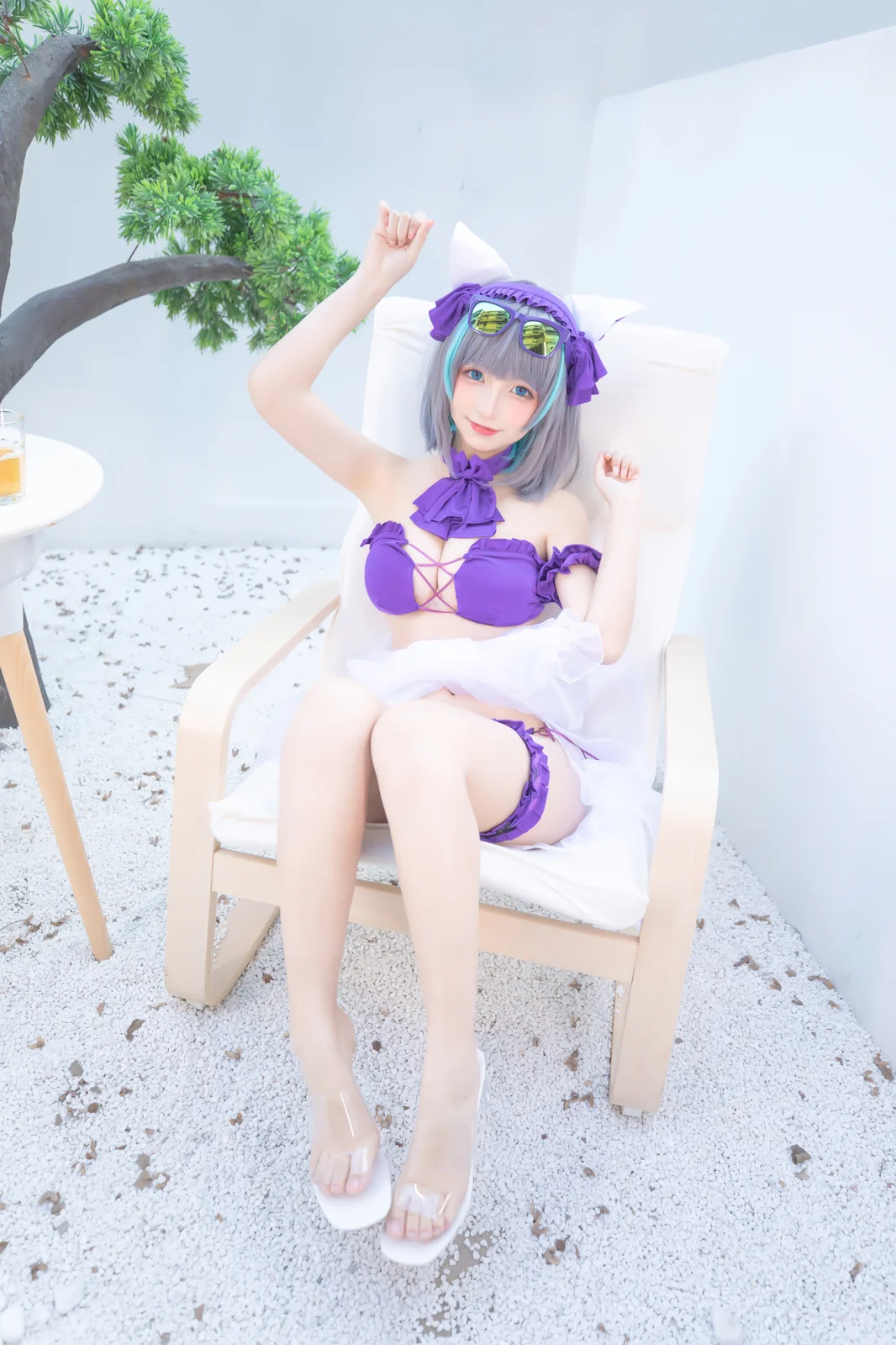 神楽板真冬 - 柴郡 纯色庭院 [150P2V-717MB]