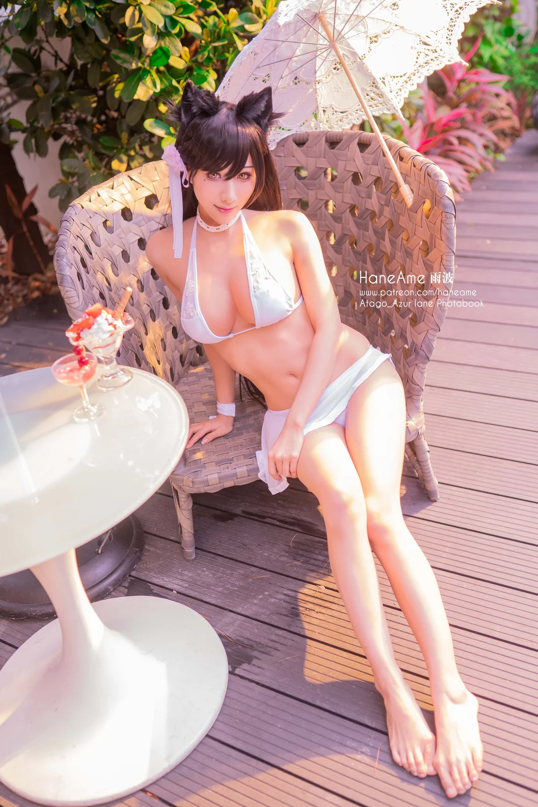 雨波_HaneAme – Atago Swimsuit [20P-46MB]