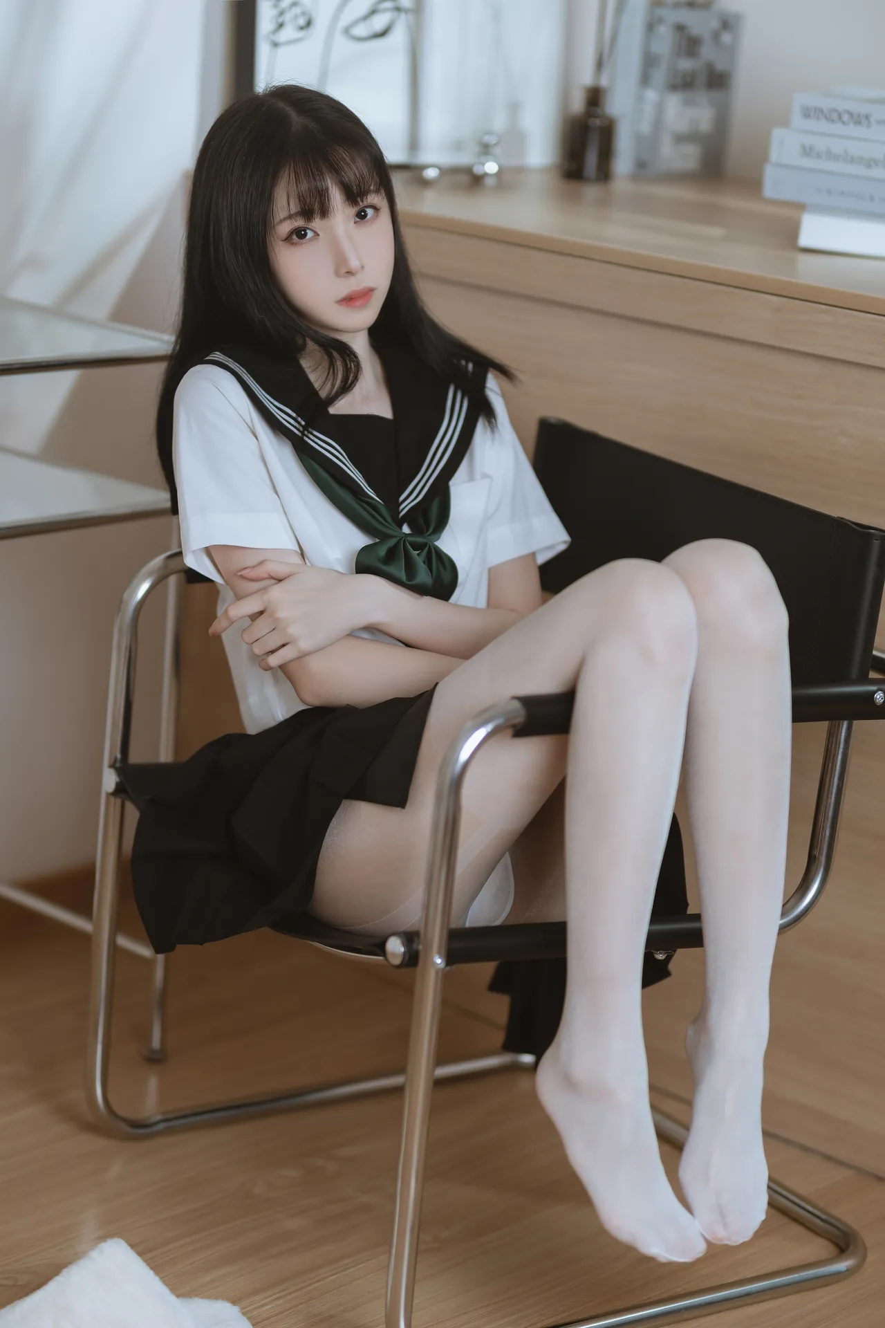 许岚LAN - 白丝水手服 [40P-414MB]