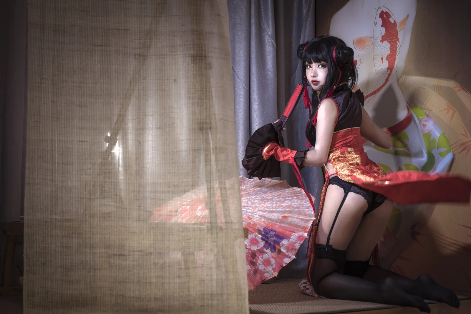 里维唯 – 狂三旗袍 [9P-68MB]