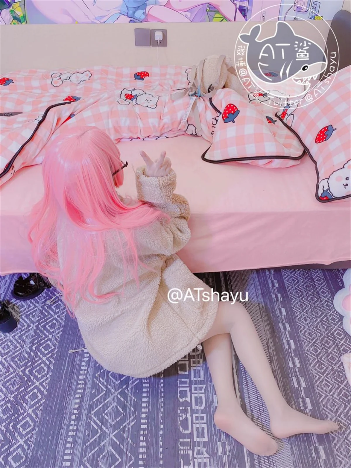AT鲨 - 熊熊羊羔绒 23P [23P-32MB]