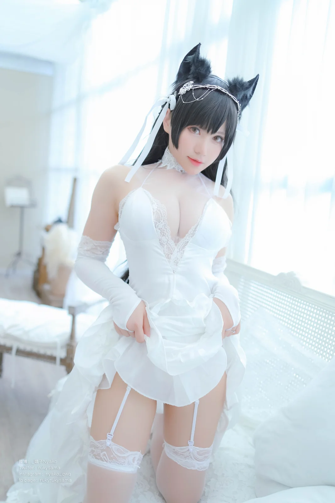 Nyako喵子 - 爱宕婚纱 [62P-264MB]