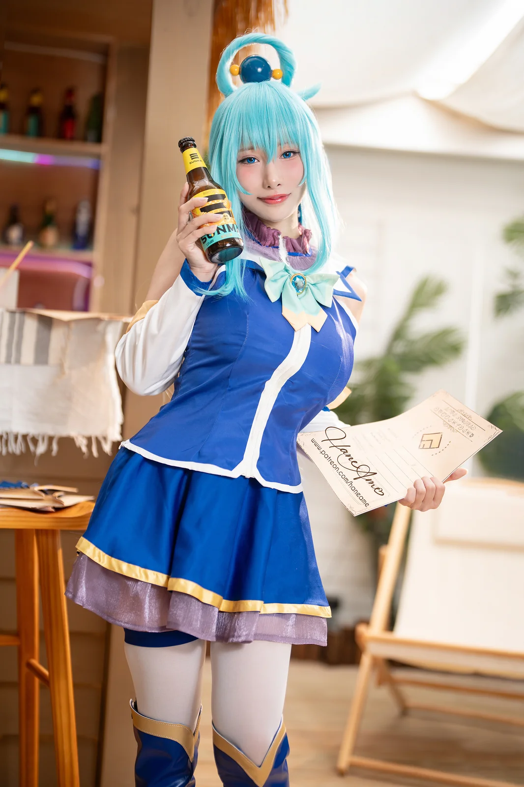 雨波_HaneAme - Konosuba Aqua 阿克婭 31P1V [32P3V-331MB]