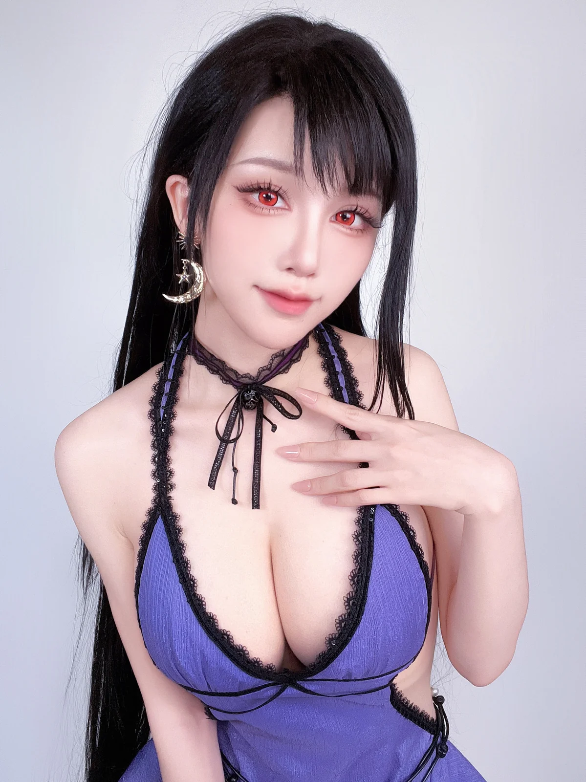 水淼aqua - 24年05月fantia订阅 蒂法礼服 28P [28P-70MB]