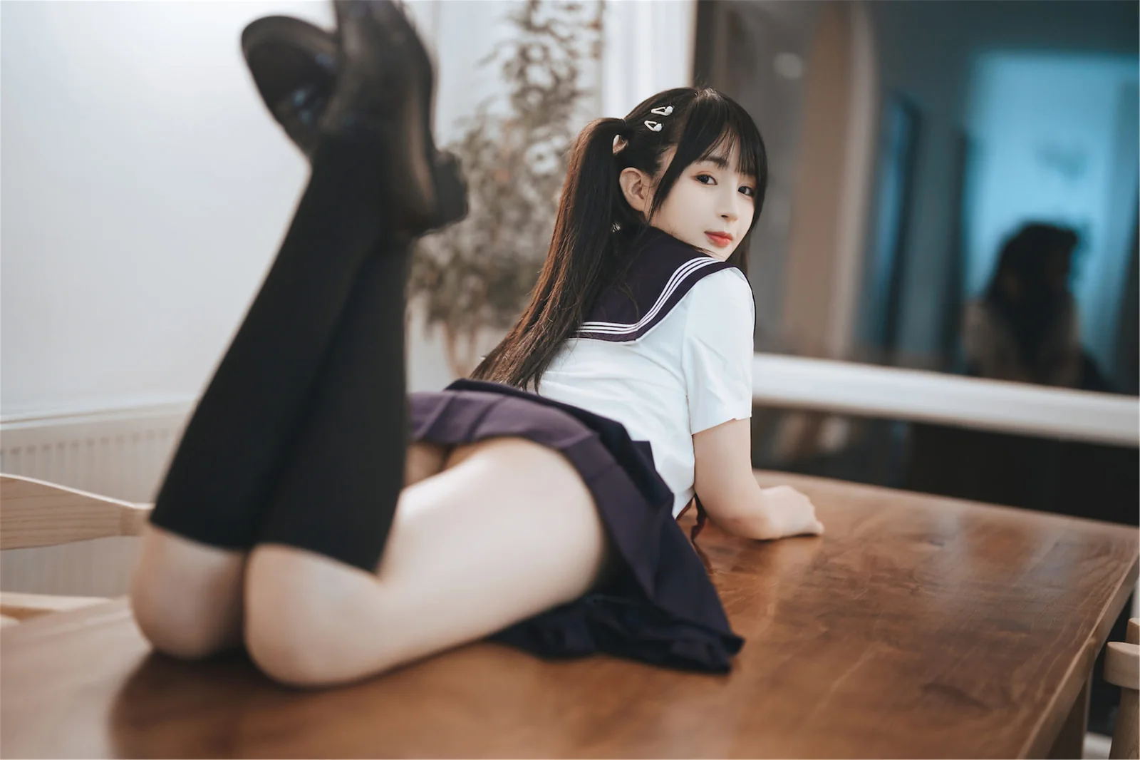 桜井宁宁 - 双马尾JK [65P-518MB]