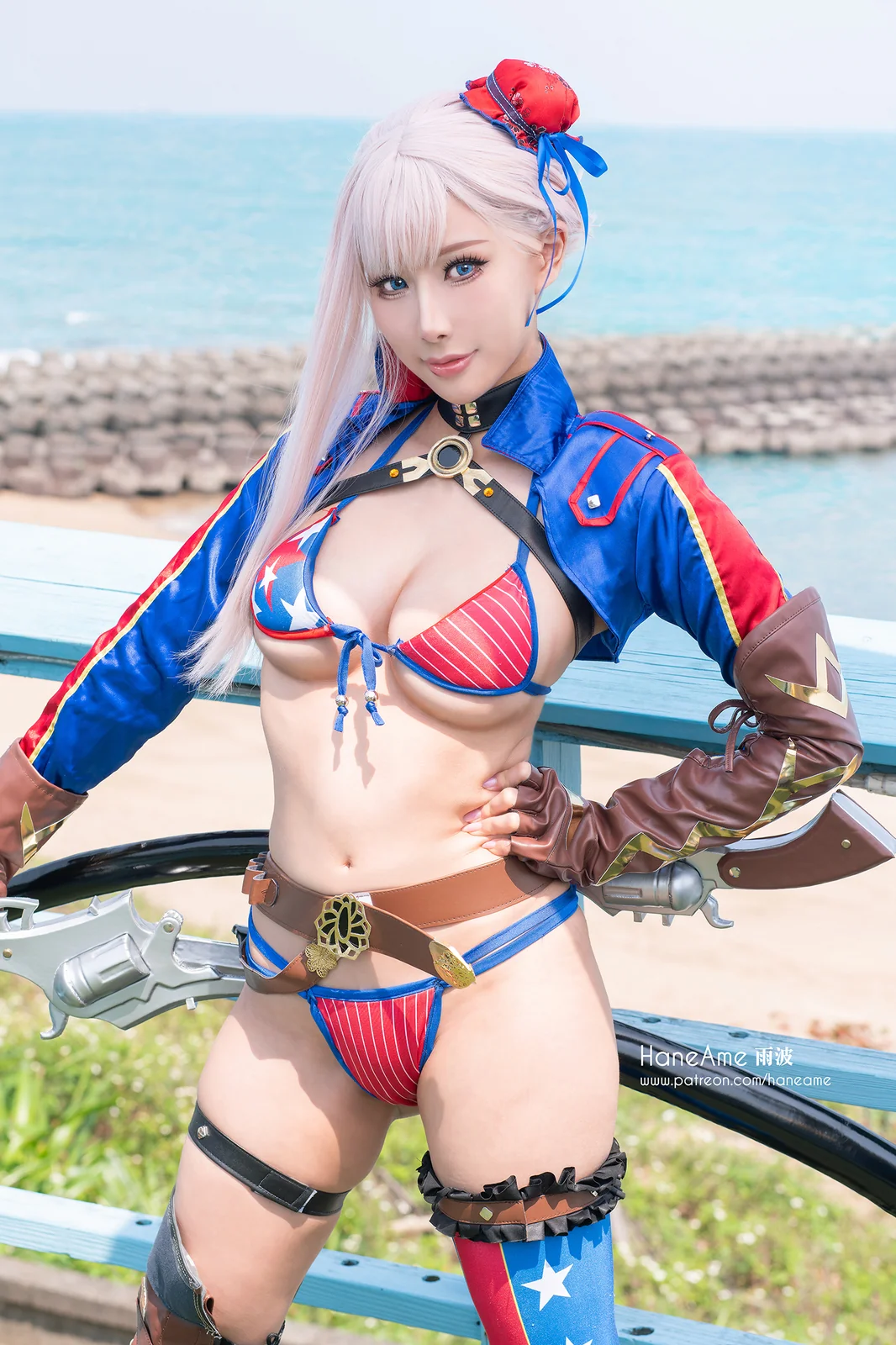 雨波_HaneAme - Miyamoto Musashi (Fate Grand Order) [13P3V-57MB]