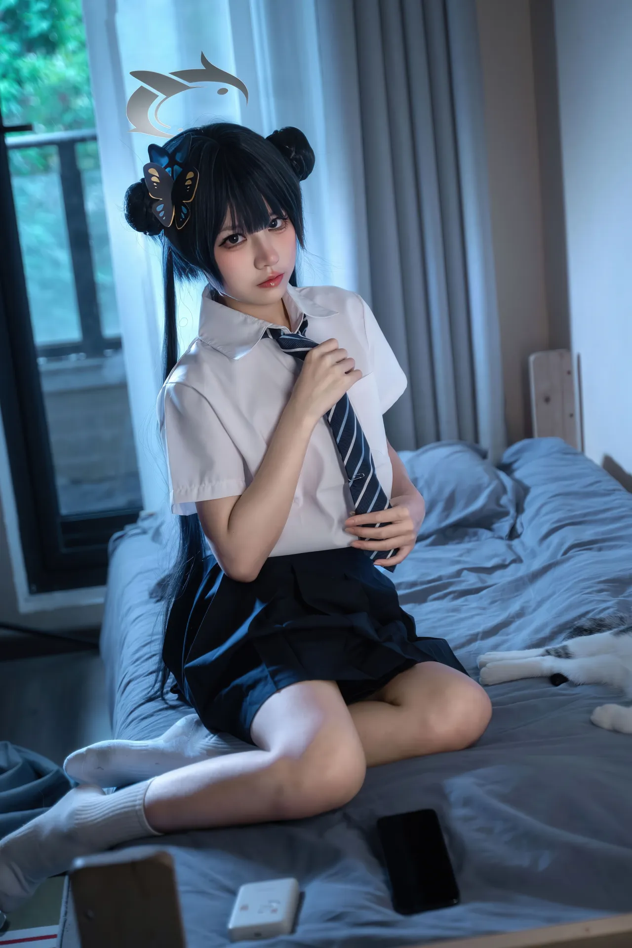 清水凪 - 蔚蓝档案 龙华妃咲JK [52P-599MB]