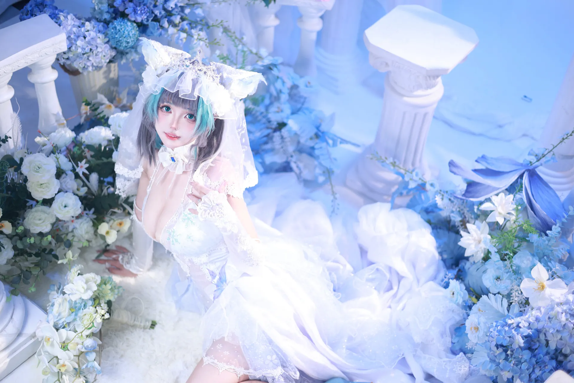 邰鹤Tsuru - 柴郡誓约花嫁 [18P-32MB]