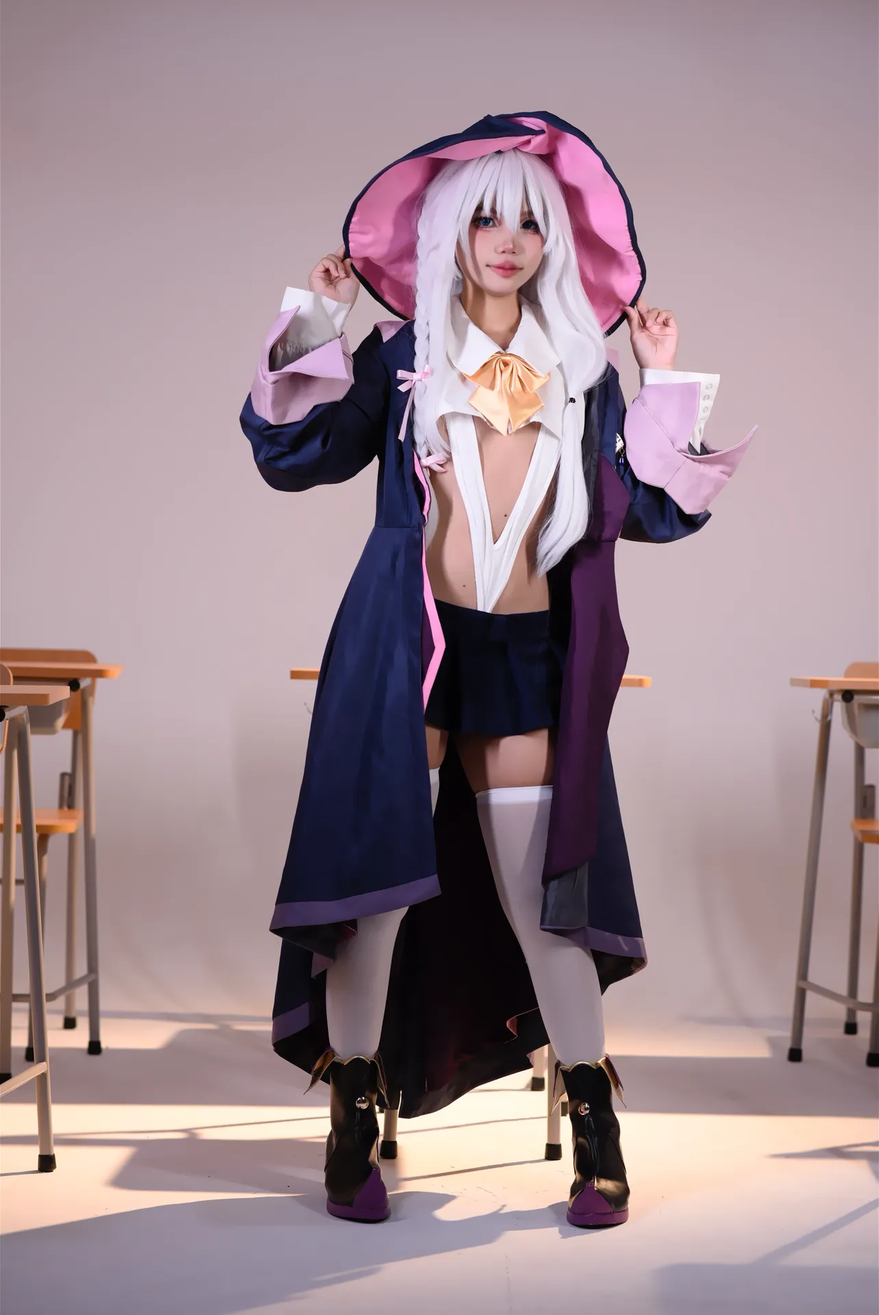 AikoUwU cosplay Elaina – Majo No Tabitabi Part 2 伊蕾娜 [79P8V-1.68GB]