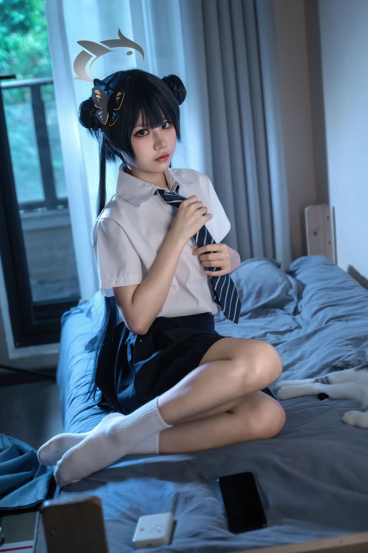 清水凪 - 蔚蓝档案 龙华妃咲JK [52P-599MB]