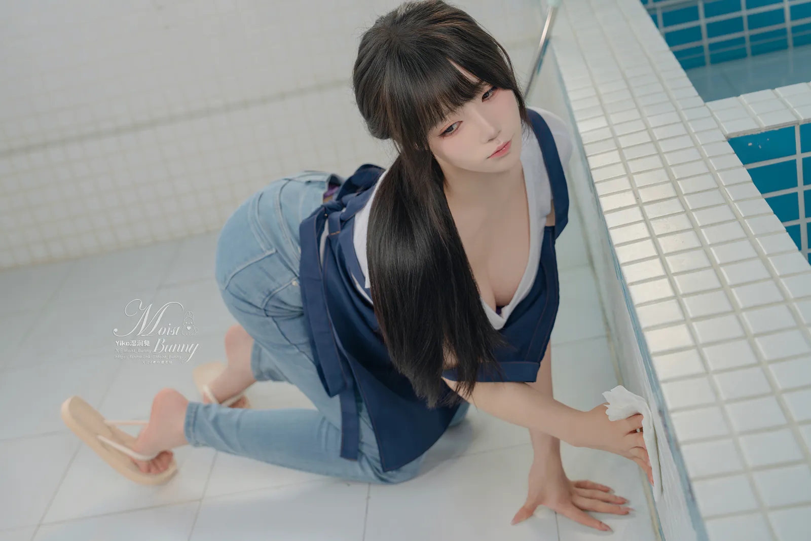 Yiko湿润兔 – 25.09月作品 钱汤の女将 [108P2V-3.37GB]