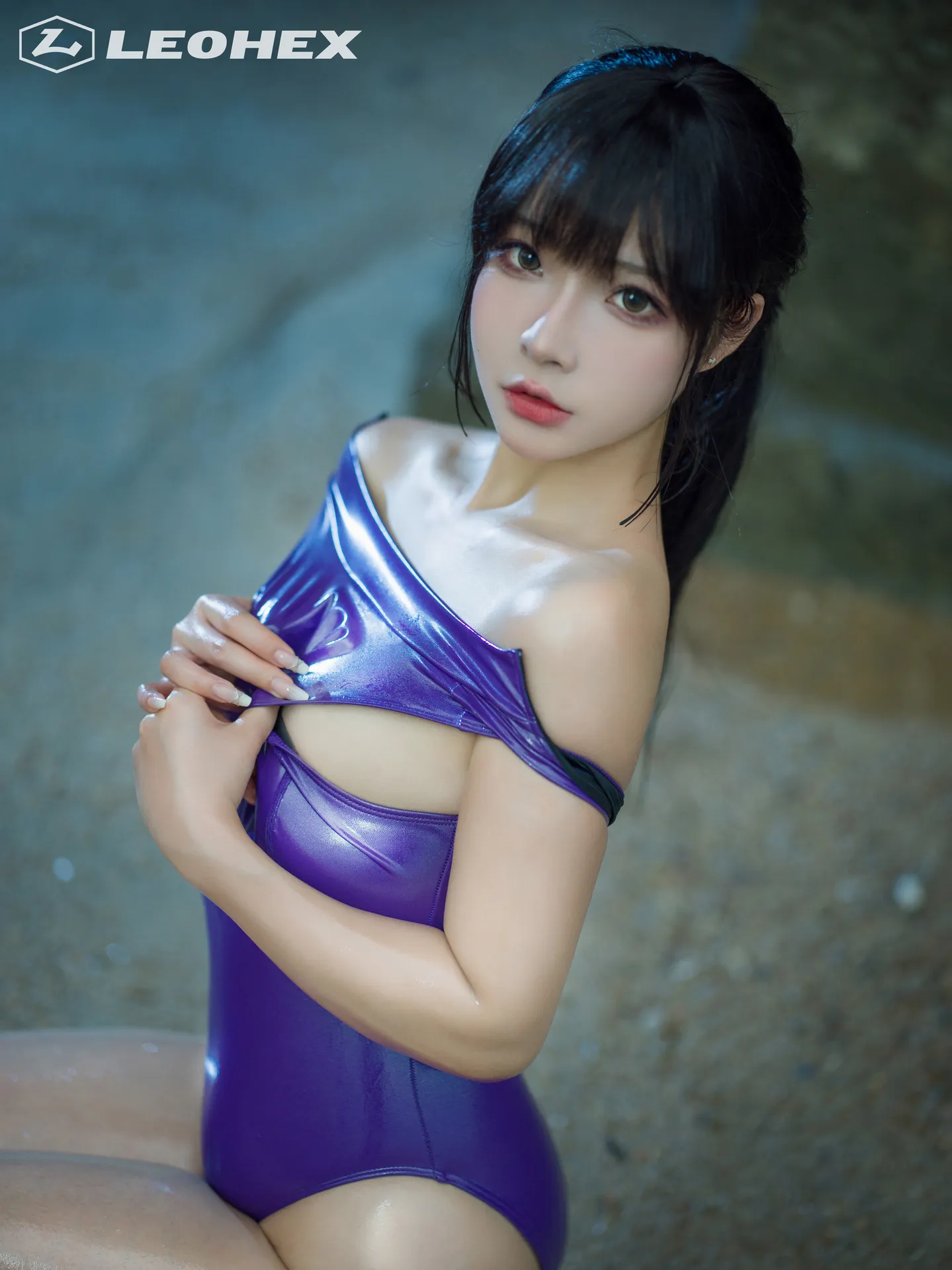 yuuhui玉汇 - Leohex油光泳装写真 3-4月 [39P-293MB]