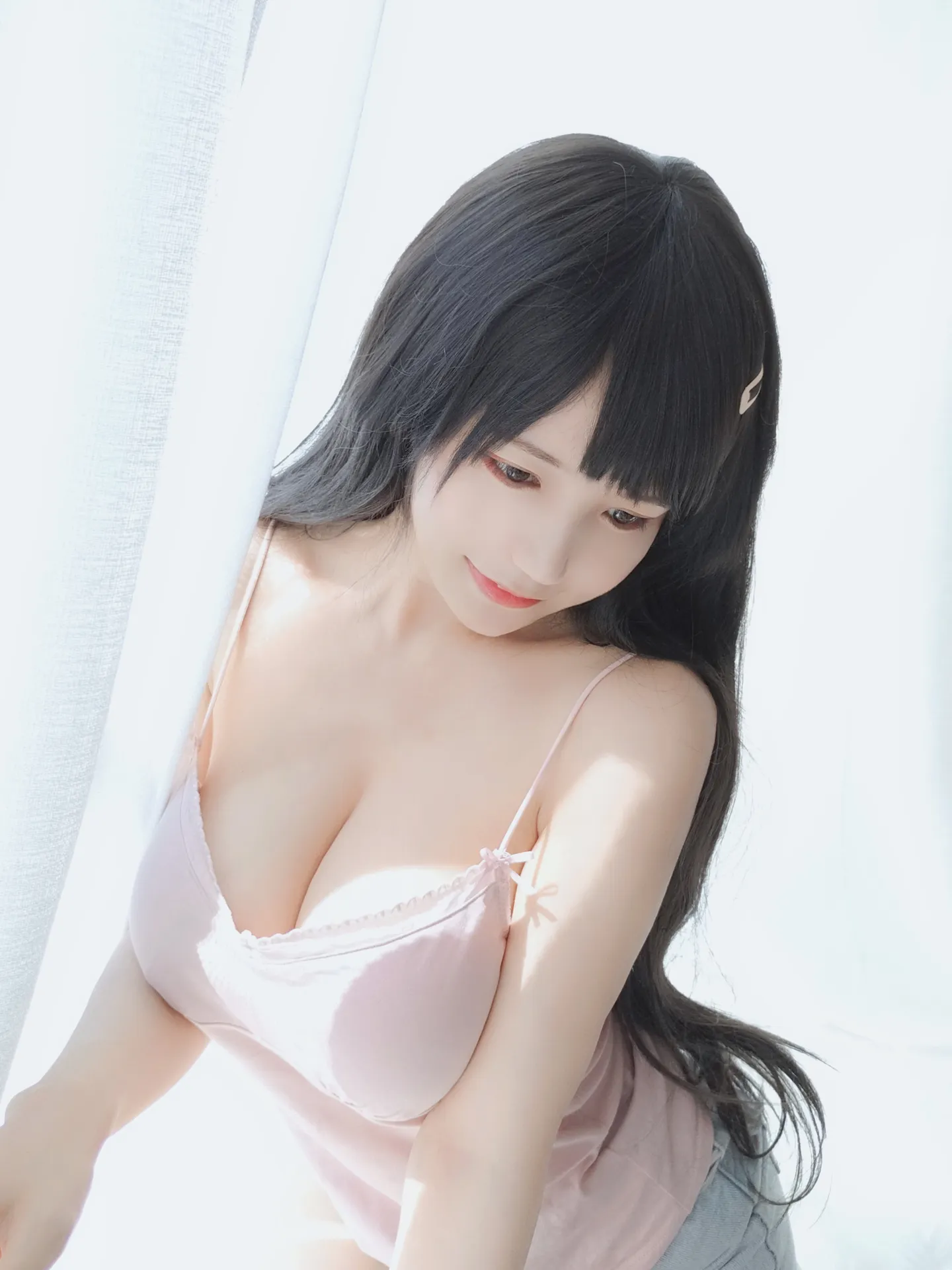 小仓千代w - 粉色吊带 [40P-77MB]