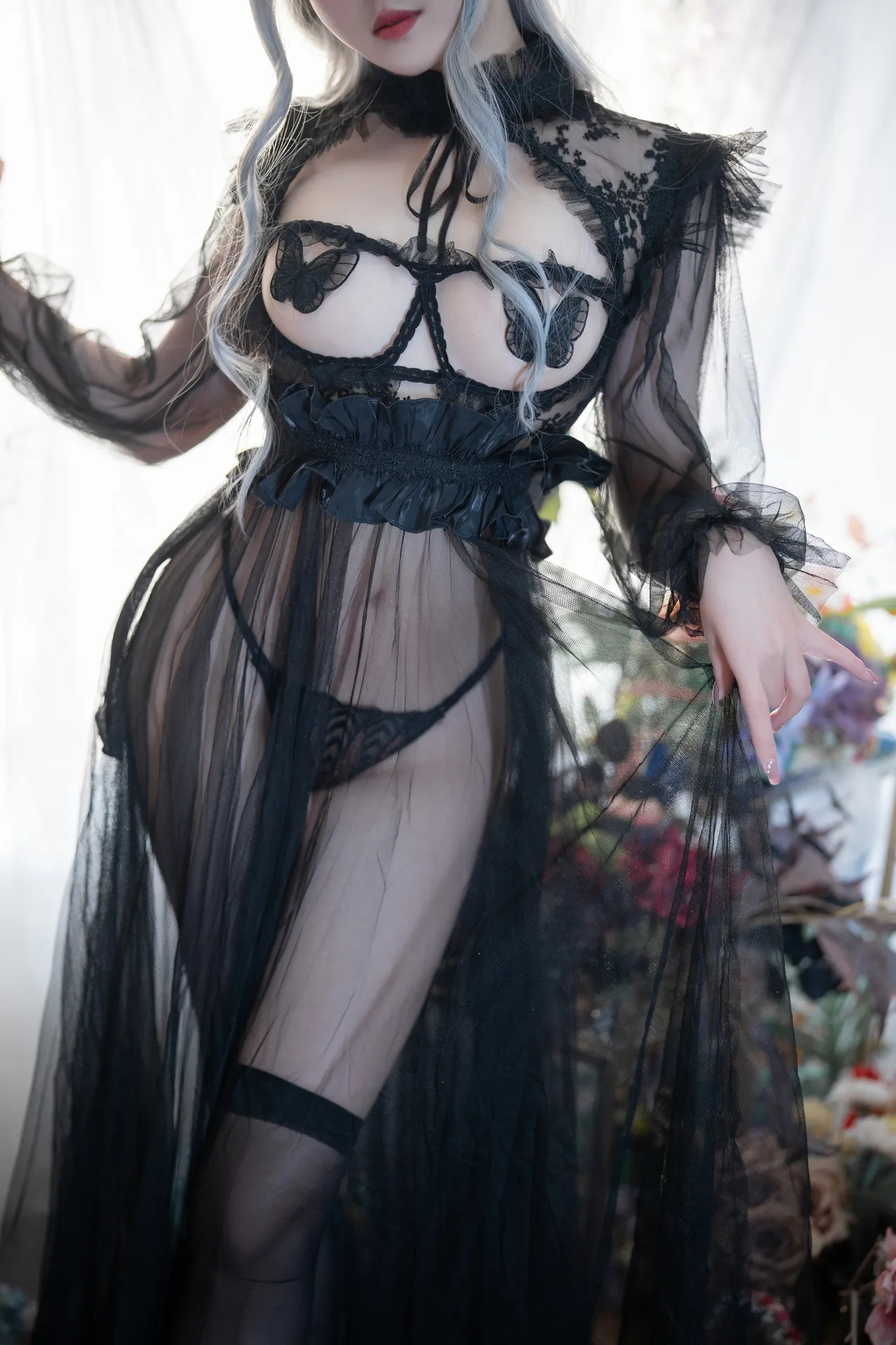 Natsuko夏夏子 – Black Butterfly [64P-344MB]