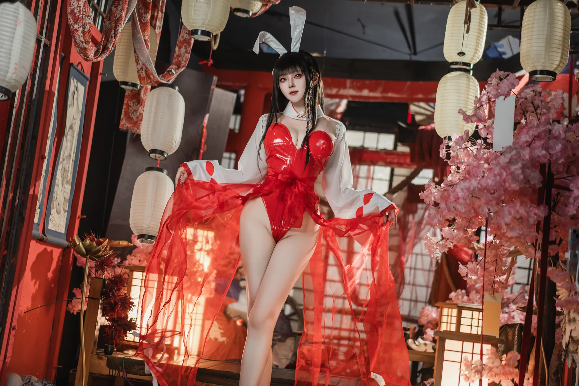 Natsuko夏夏子 - 碧蓝航线 大山巫女兔 [71P-494MB]