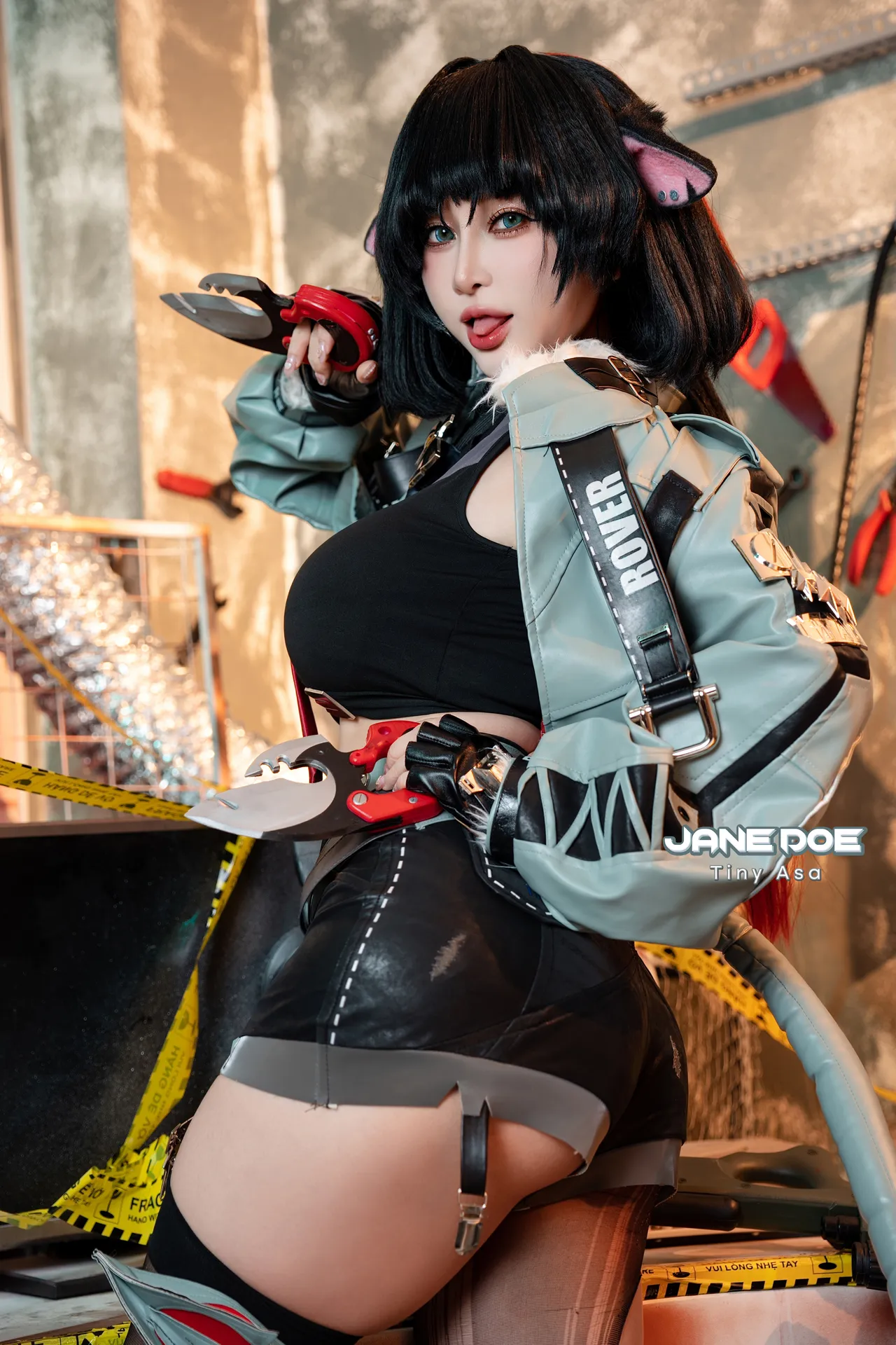 Tiny Asa - cosplay Jane Doe Zenless Zone Zero [48P1V-1.52GB]