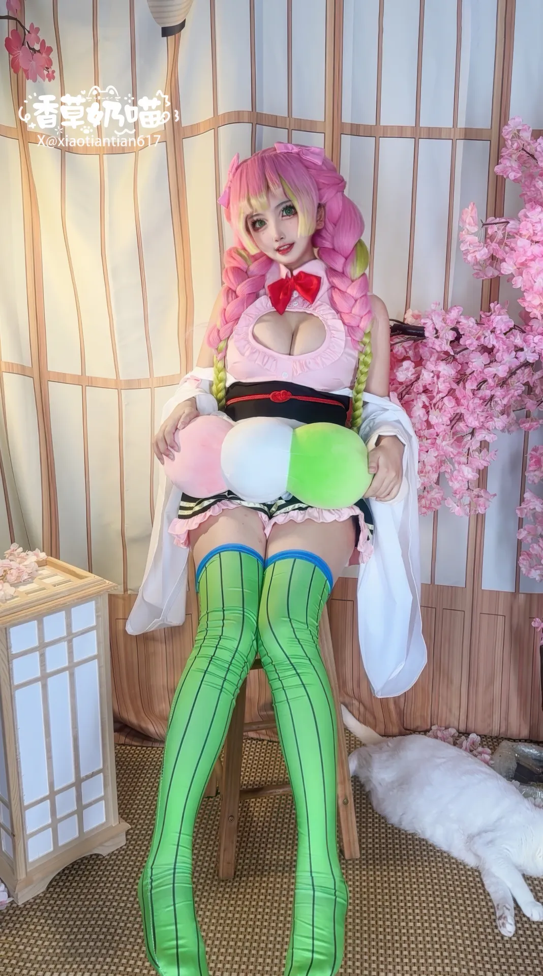 香草奶喵 - 蜜璃女仆 [62P30V-3.54GB]