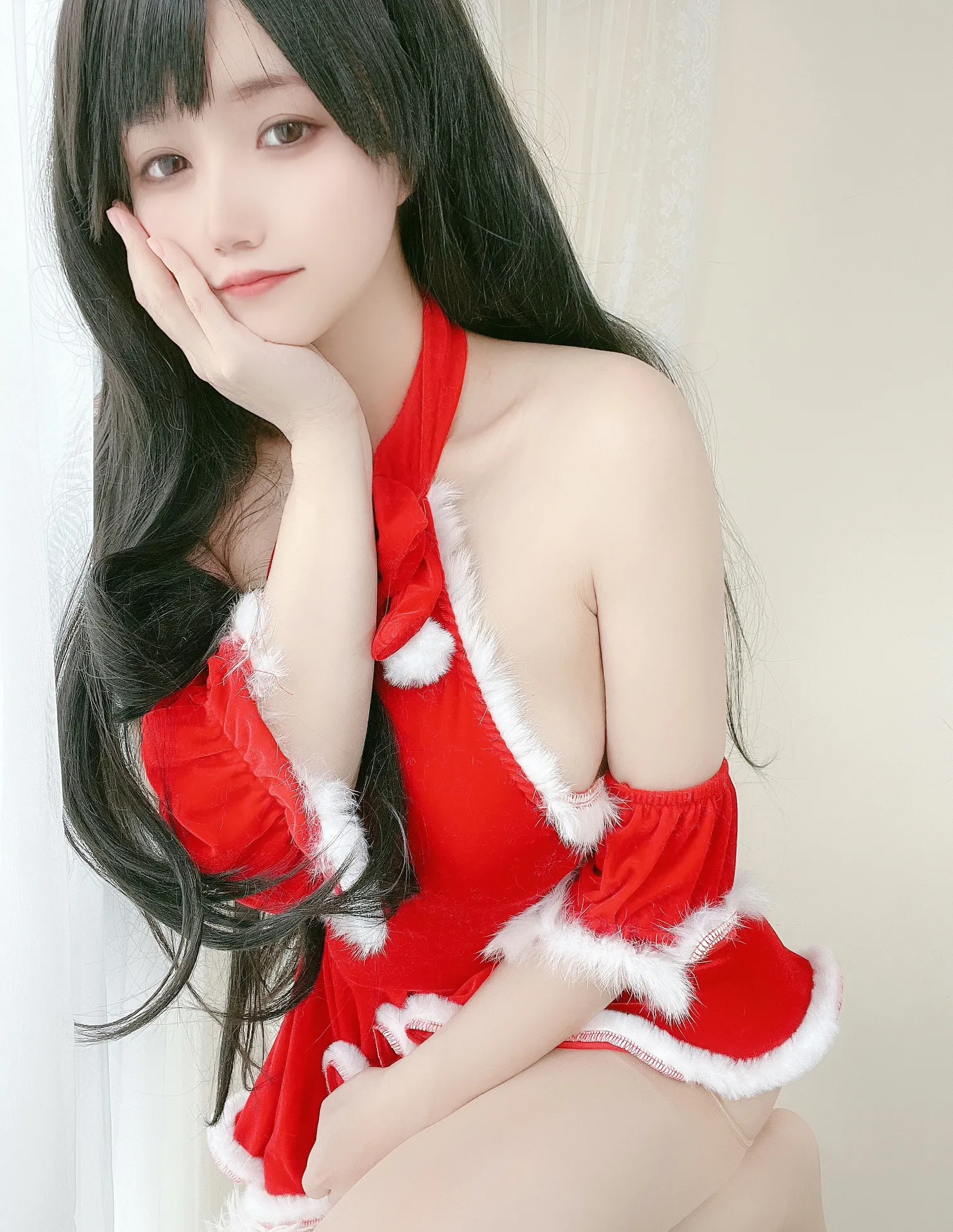 小仓千代w - 红色圣诞礼物裙 [23P-82MB]