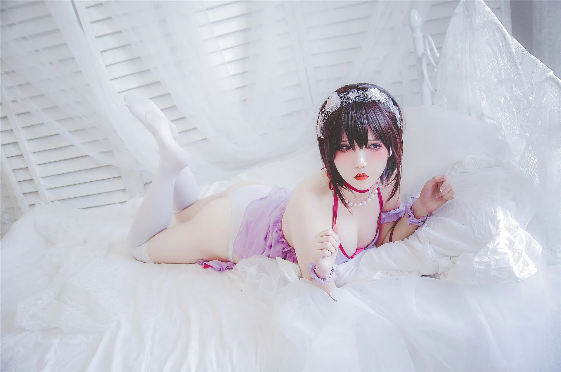 阿薰kaOri - 加藤惠睡衣 [15P-78MB]