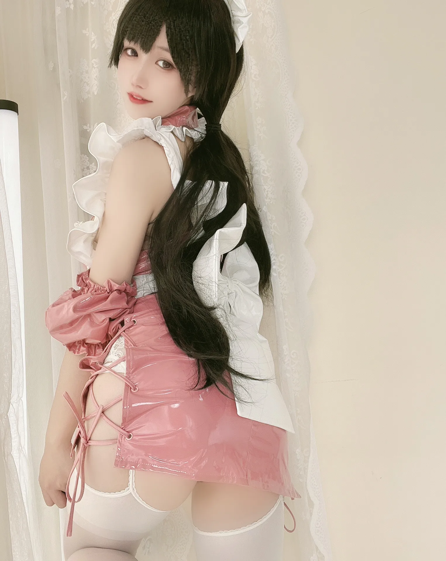 小仓千代w - 粉色漆皮女仆 [29P-96MB]