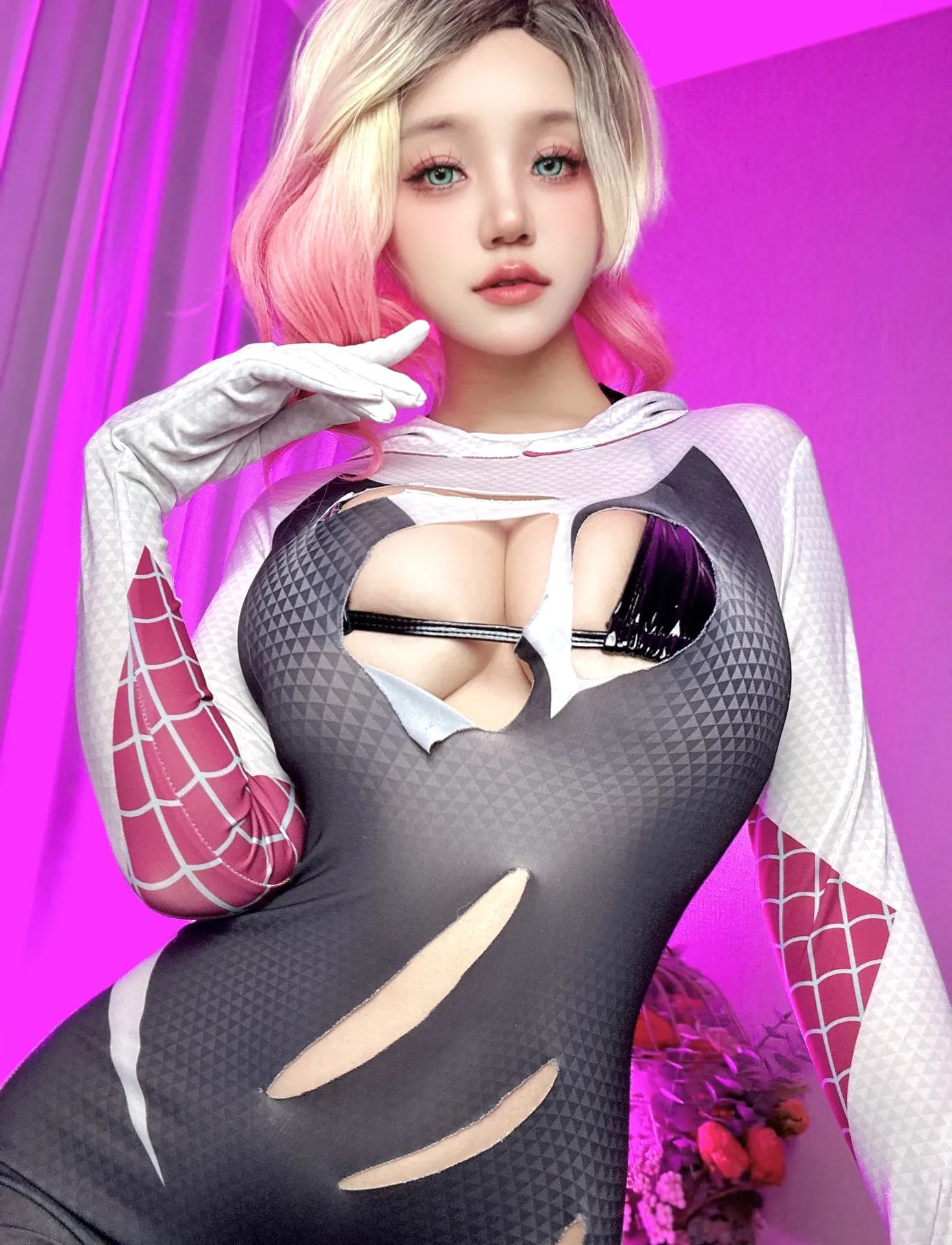 小仓千代w – Spider Gwen 蜘蛛格温 [20P1V-99MB]