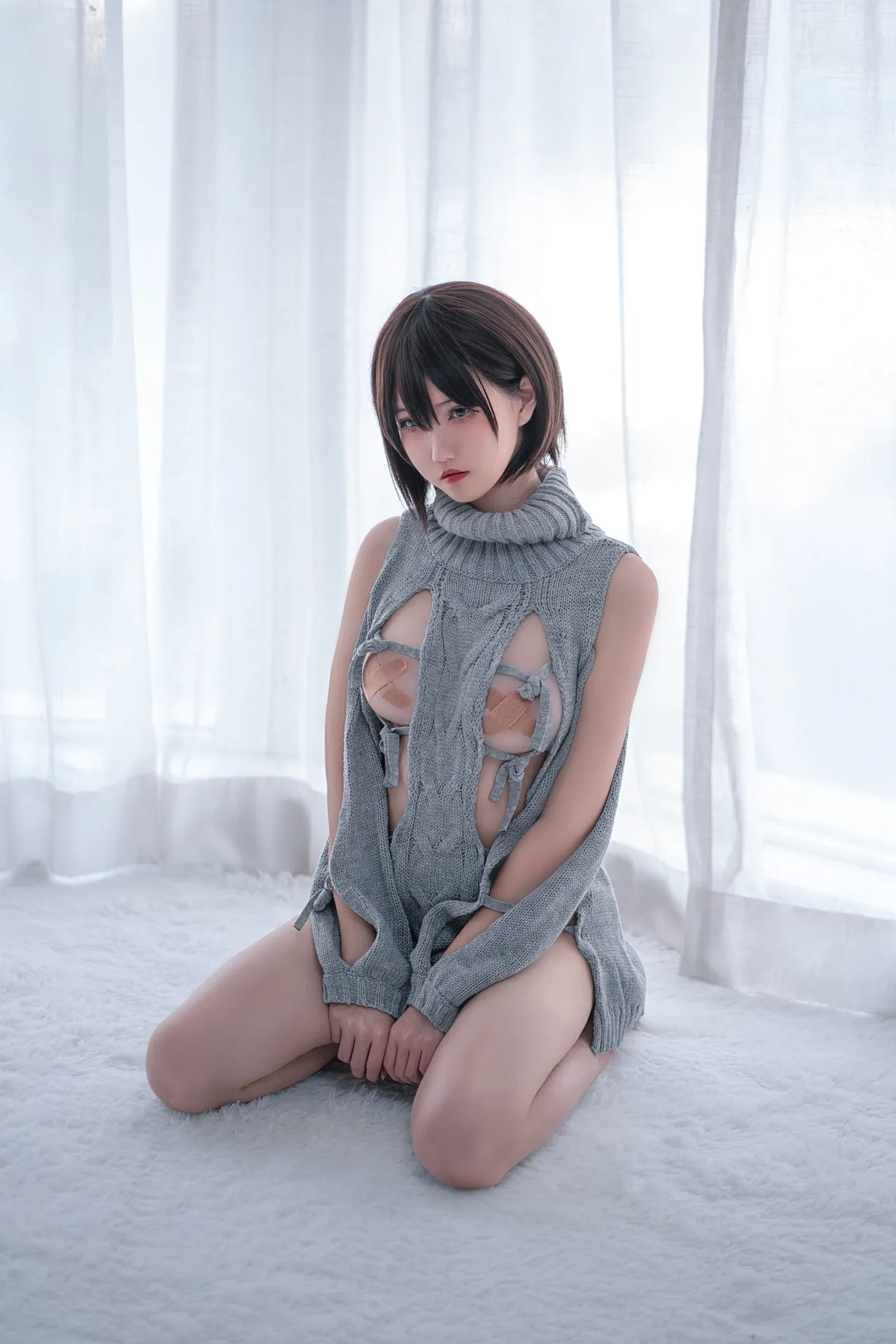 阿薰kaOri - 露背毛衣 [20P-125MB]