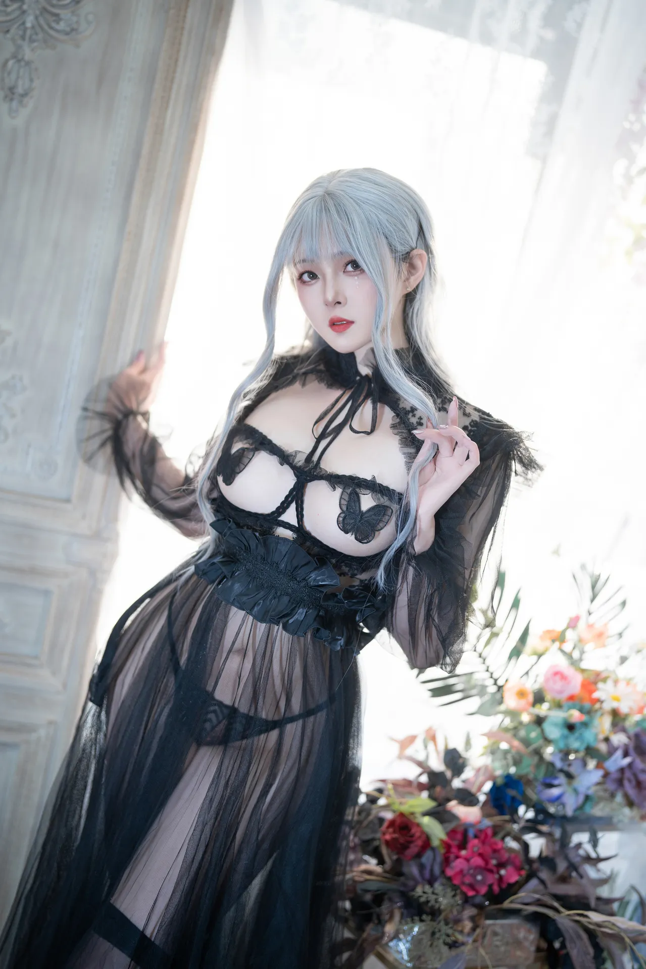 Natsuko夏夏子 - Black Butterfly [64P-344MB]