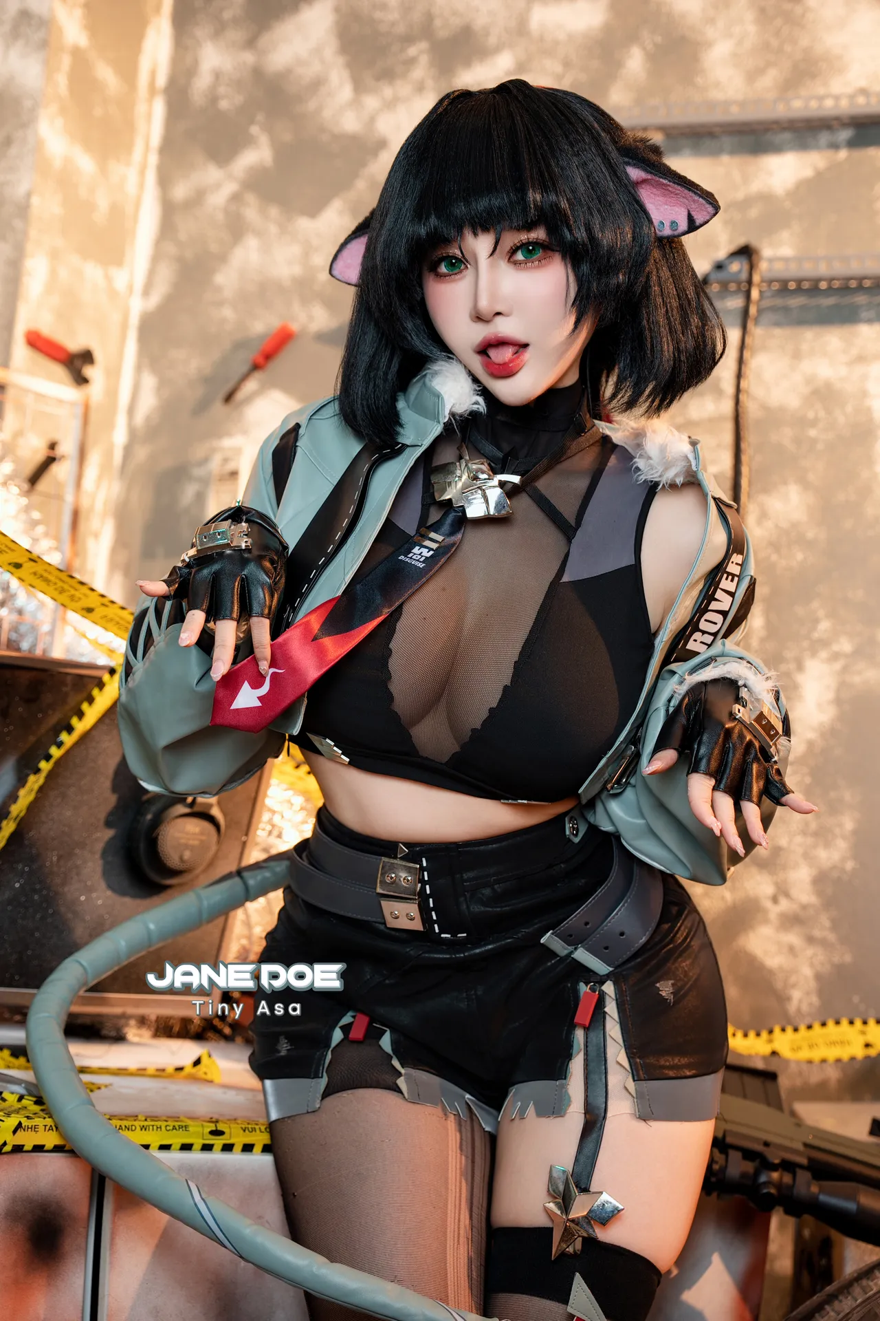 Tiny Asa – cosplay Jane Doe Zenless Zone Zero [48P1V-1.52GB]
