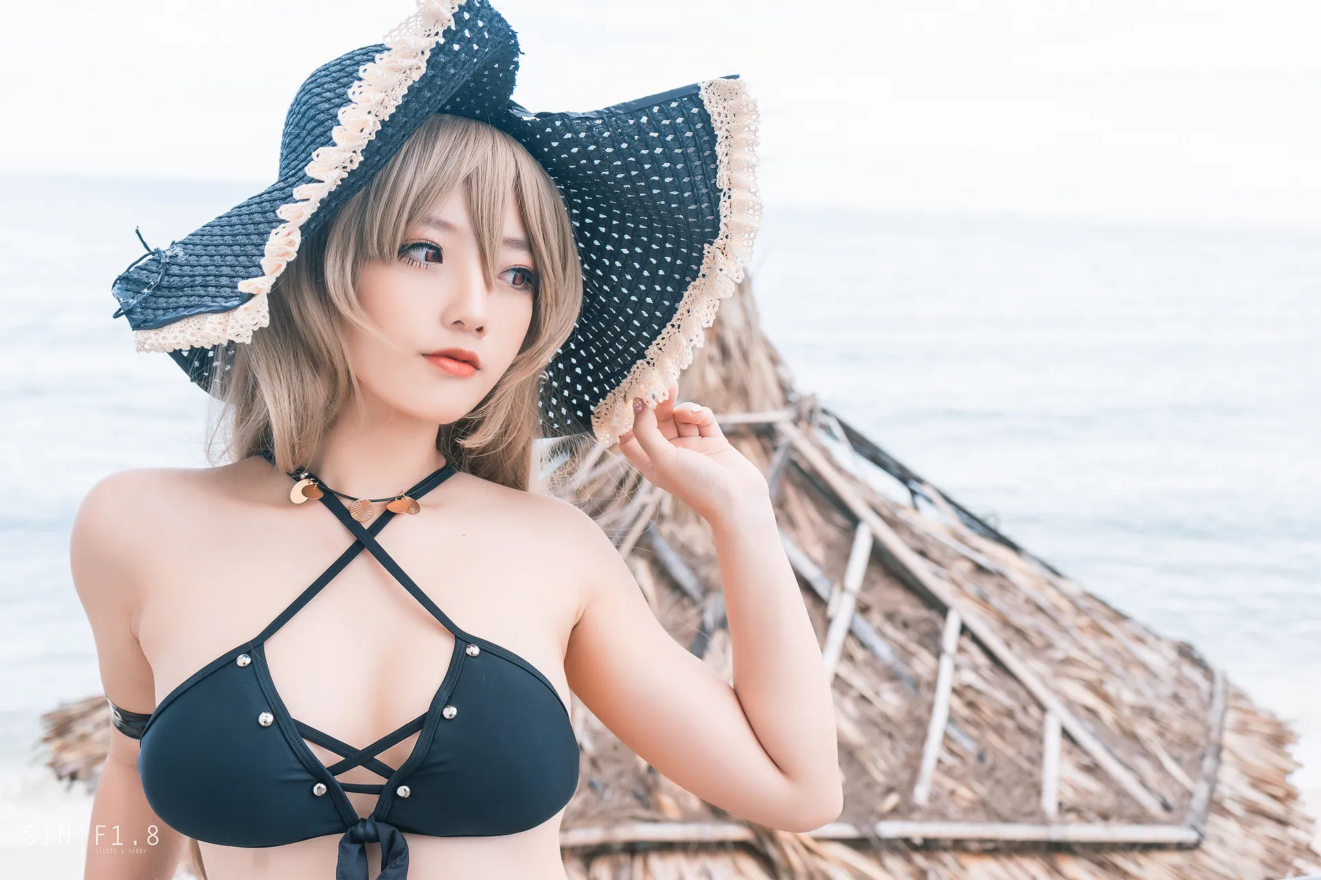 Messie Huang – Jean Bart swimsuit [20P-83MB]