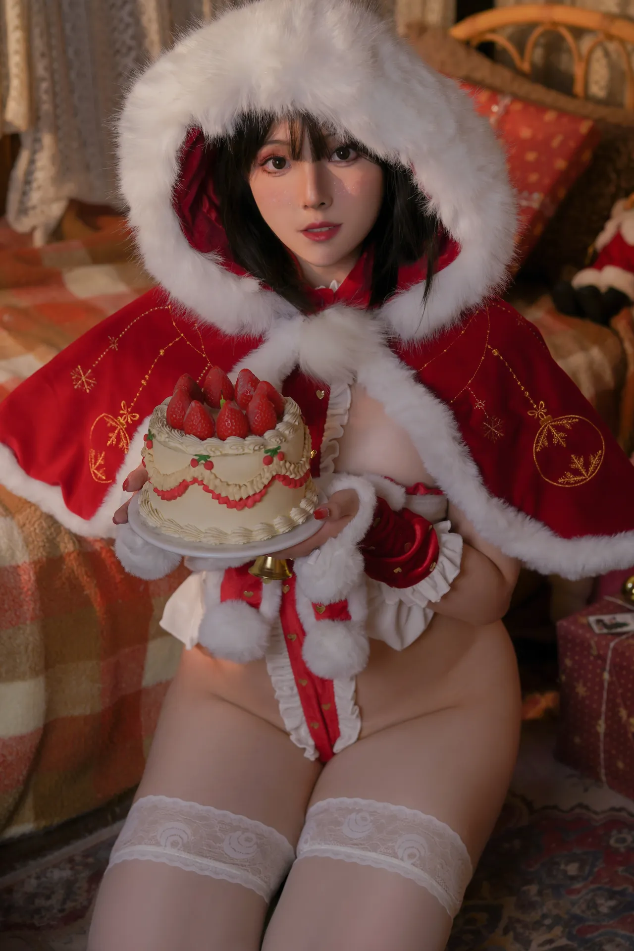 Natsuko夏夏子 - 私房34【Natsuko】圣诞雪精灵 [48P1V-665MB]