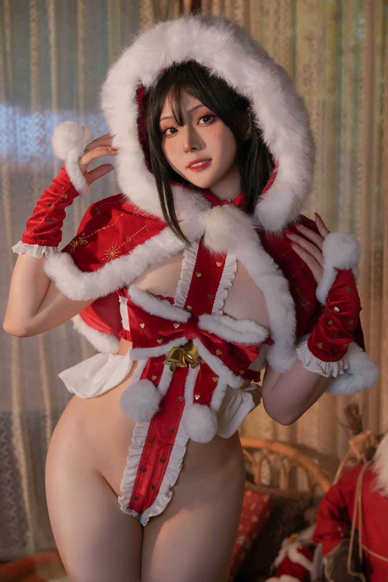 Natsuko夏夏子 – 私房34【Natsuko】圣诞雪精灵 [48P1V-665MB]