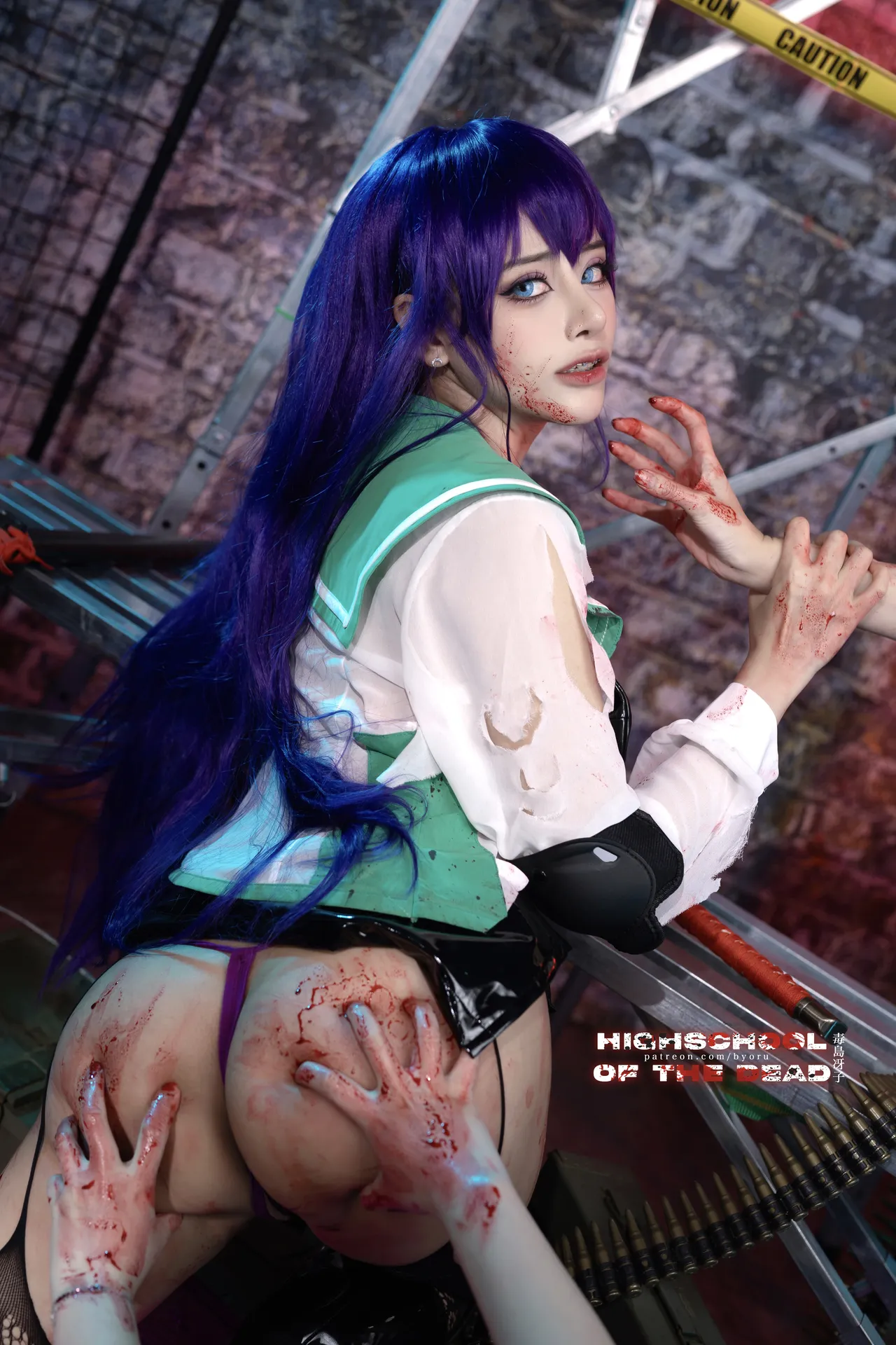 Byoru - Saeko Busujima HD [47P9V-1.64GB]
