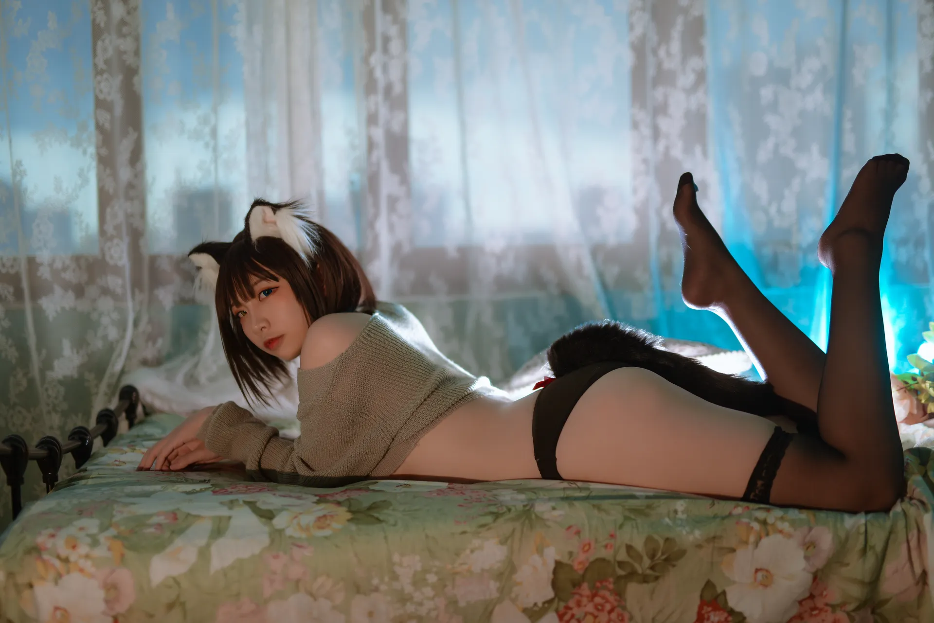 二佐Nisa – 宠物少女 私房黑猫 [28P-798MB]
