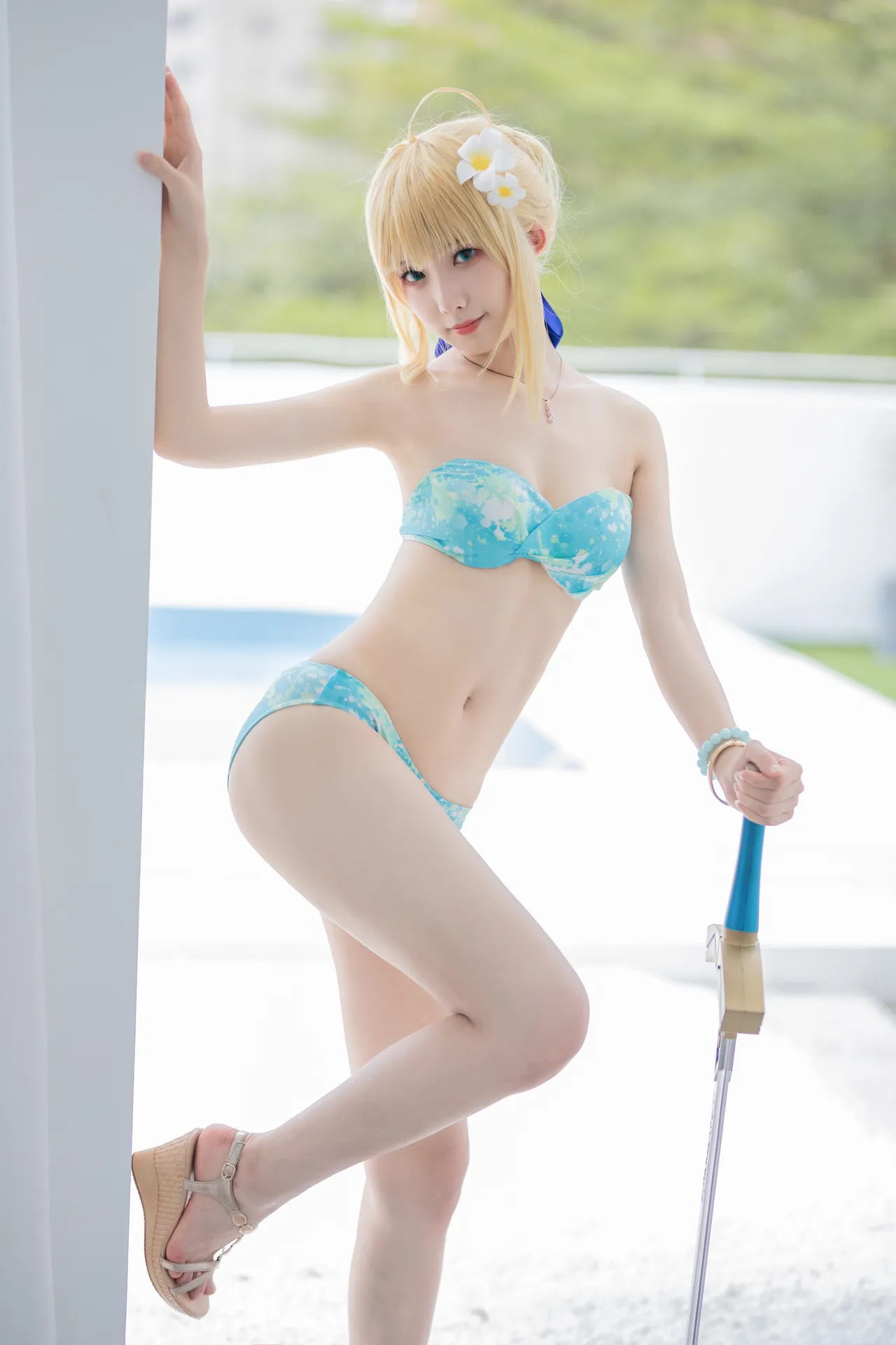 封疆疆v - saber水着 [49P-643MB]