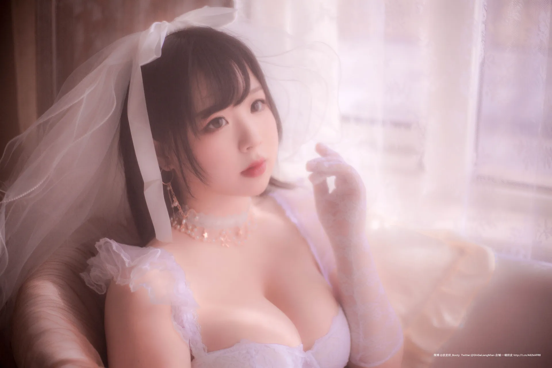 皮皮奶可可爱了啦 - 朦胧婚纱 [66P-76MB]