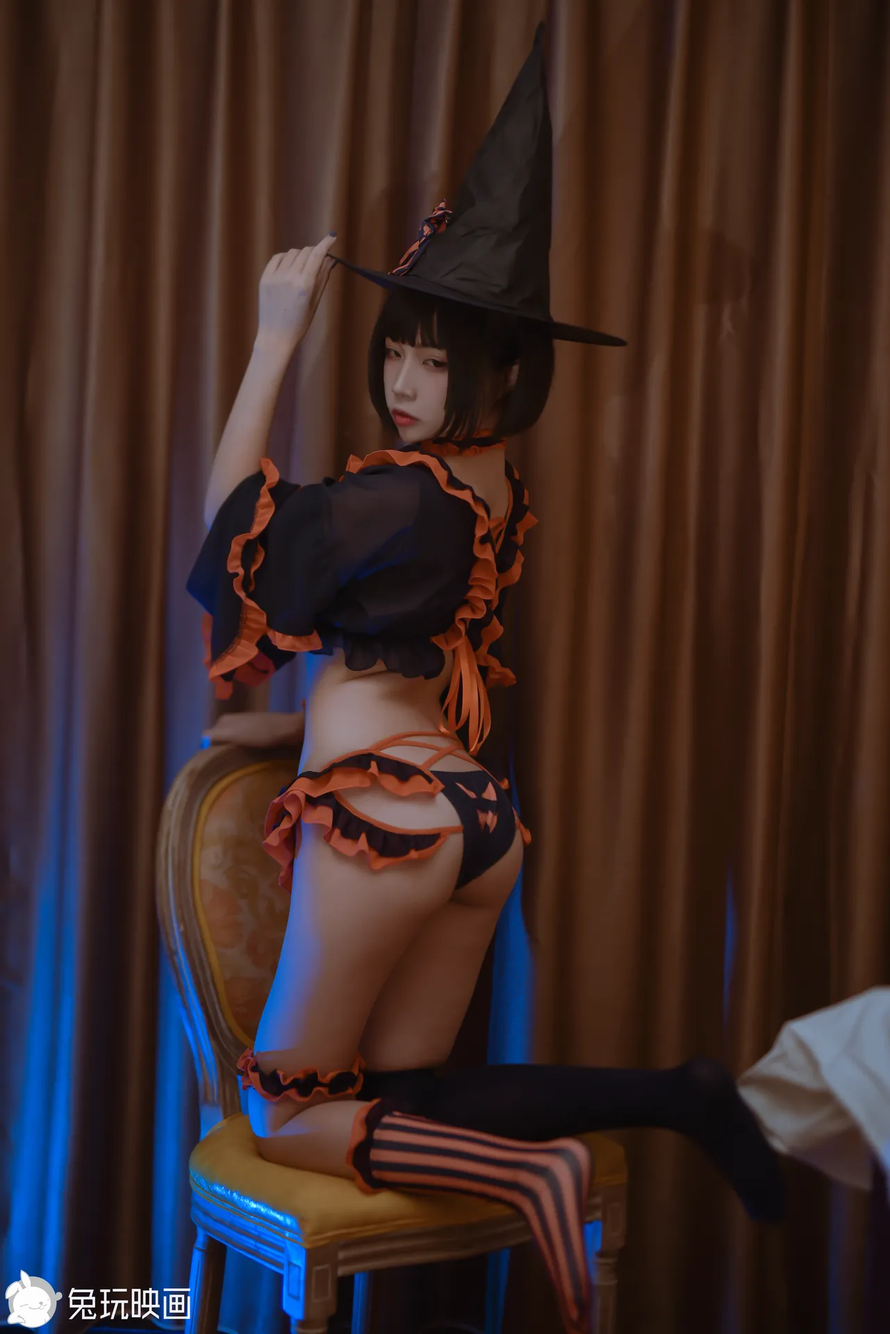 二佐Nisa - 兔玩映画 万圣节女巫 [39P-1.43GB]
