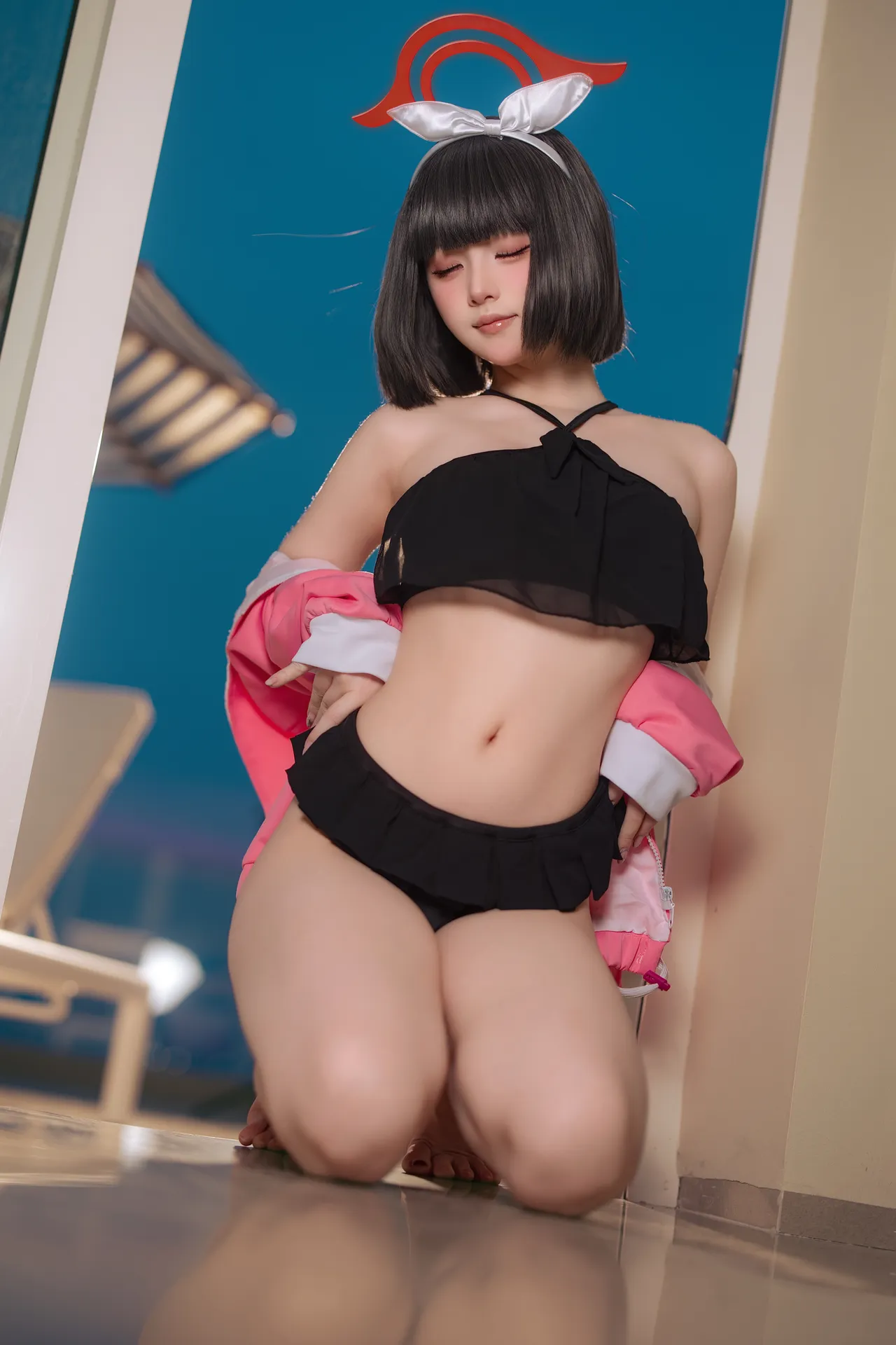 屿鱼 - 蔚蓝档案 静山真白泳装 [30P-317MB]