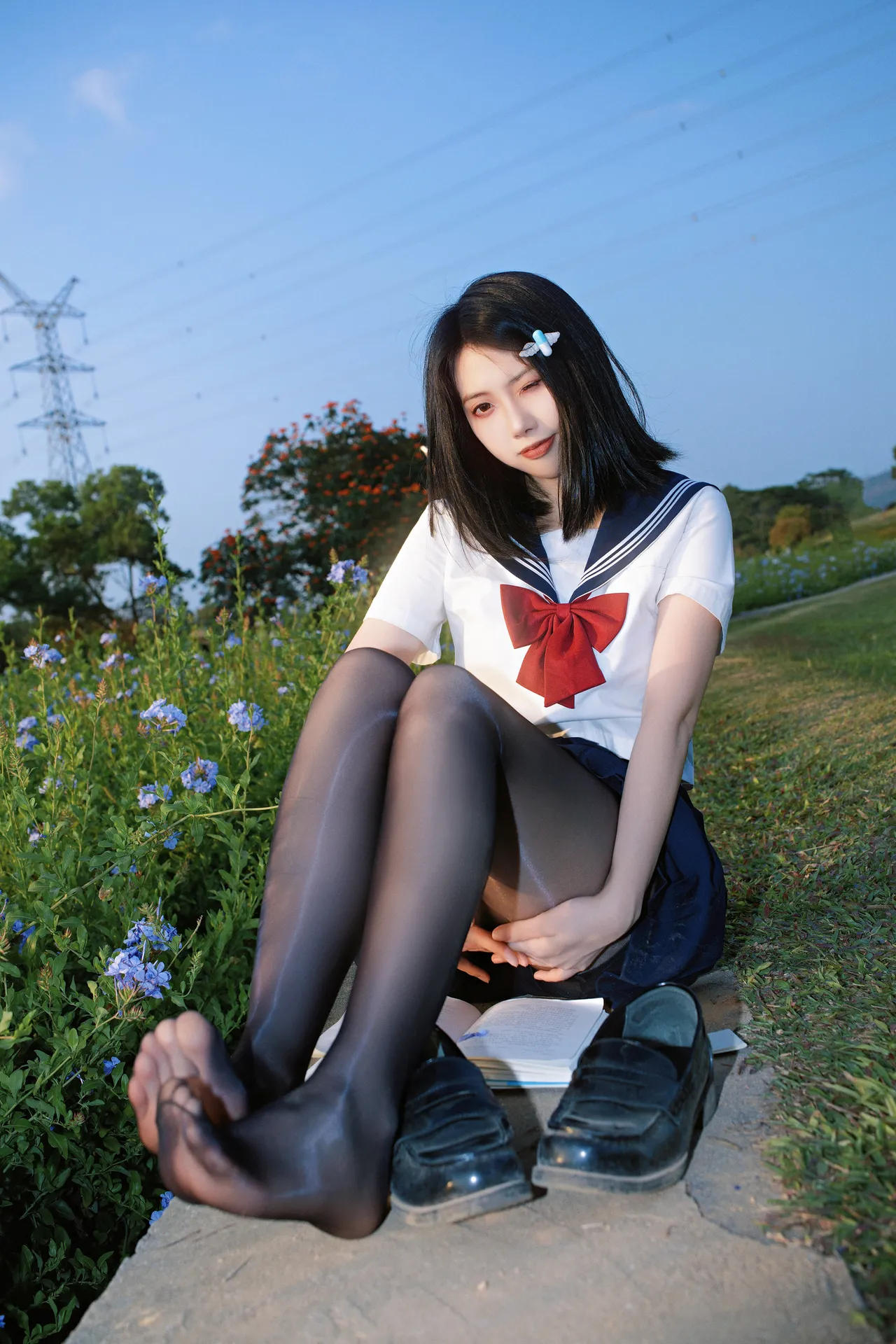七只红豆 - 蓝花JK [39P-726MB]