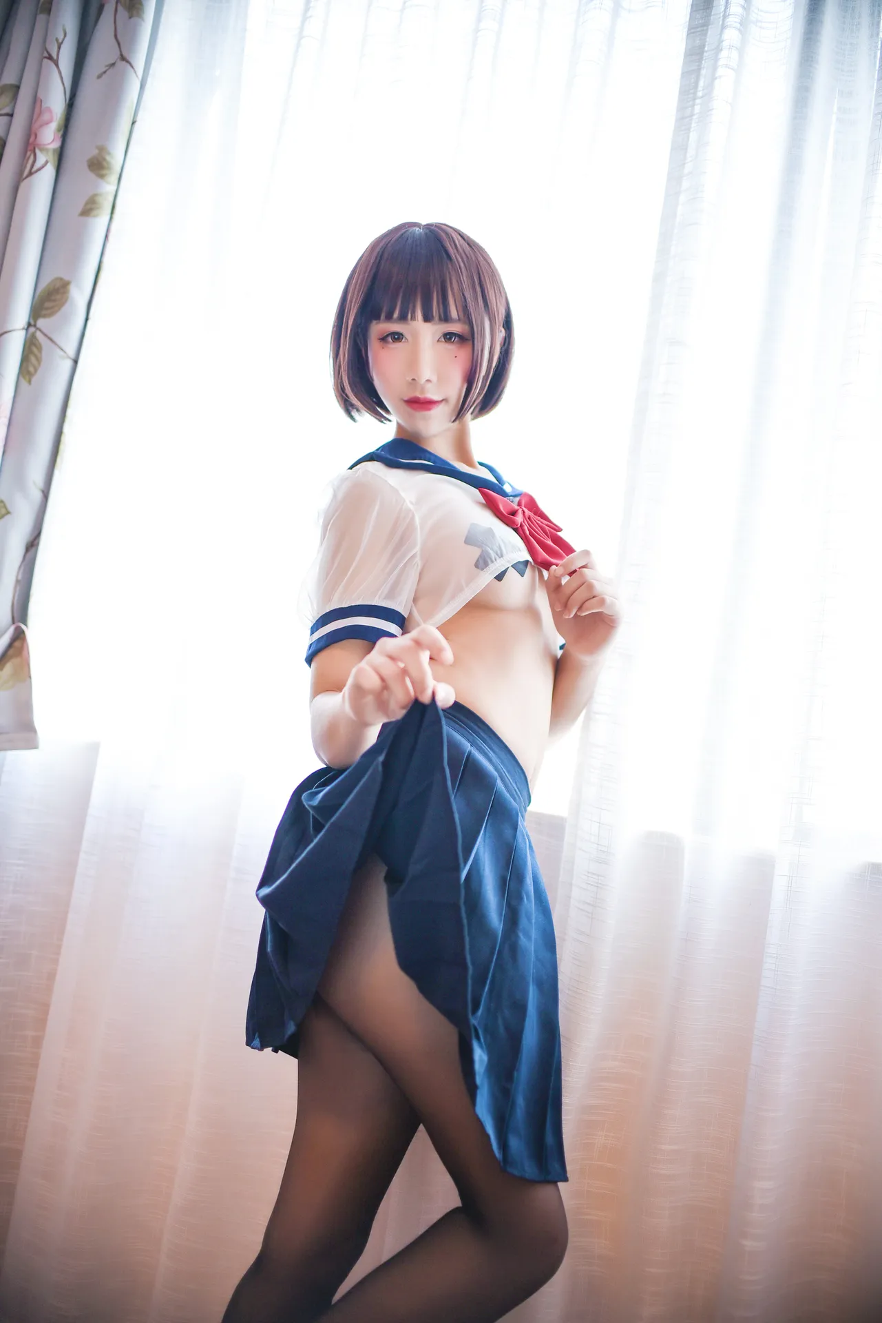 九曲Jean – JK透明制服 [21P-173MB]