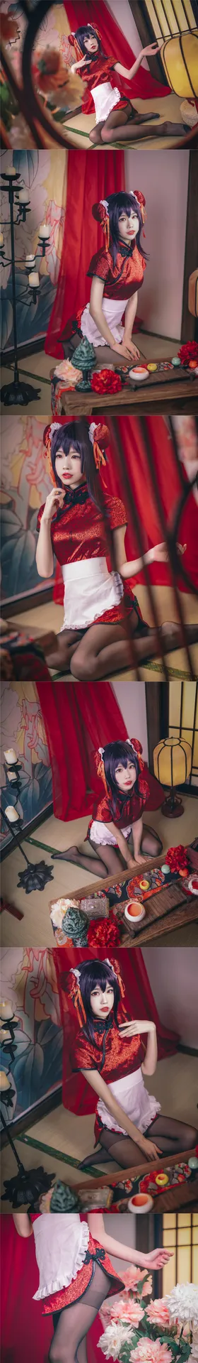 水淼Aqua - 霞之丘诗羽 旗袍 [29P-661MB]