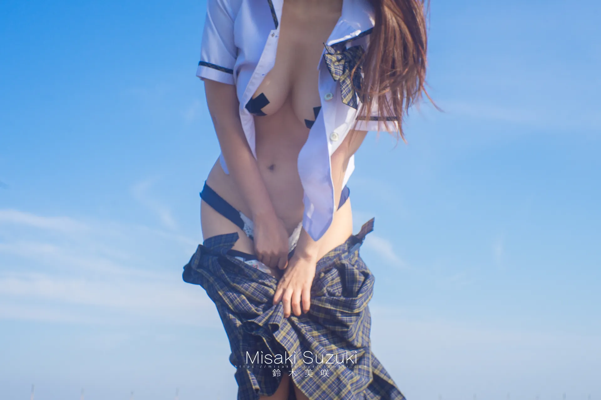 铃木美咲MisakiSuzuki - 铃木美咲(Misaki Suzuki) 少女的界限-露出！绝对不能被发现 海滩 32P+4V [32P4V-1.14GB]