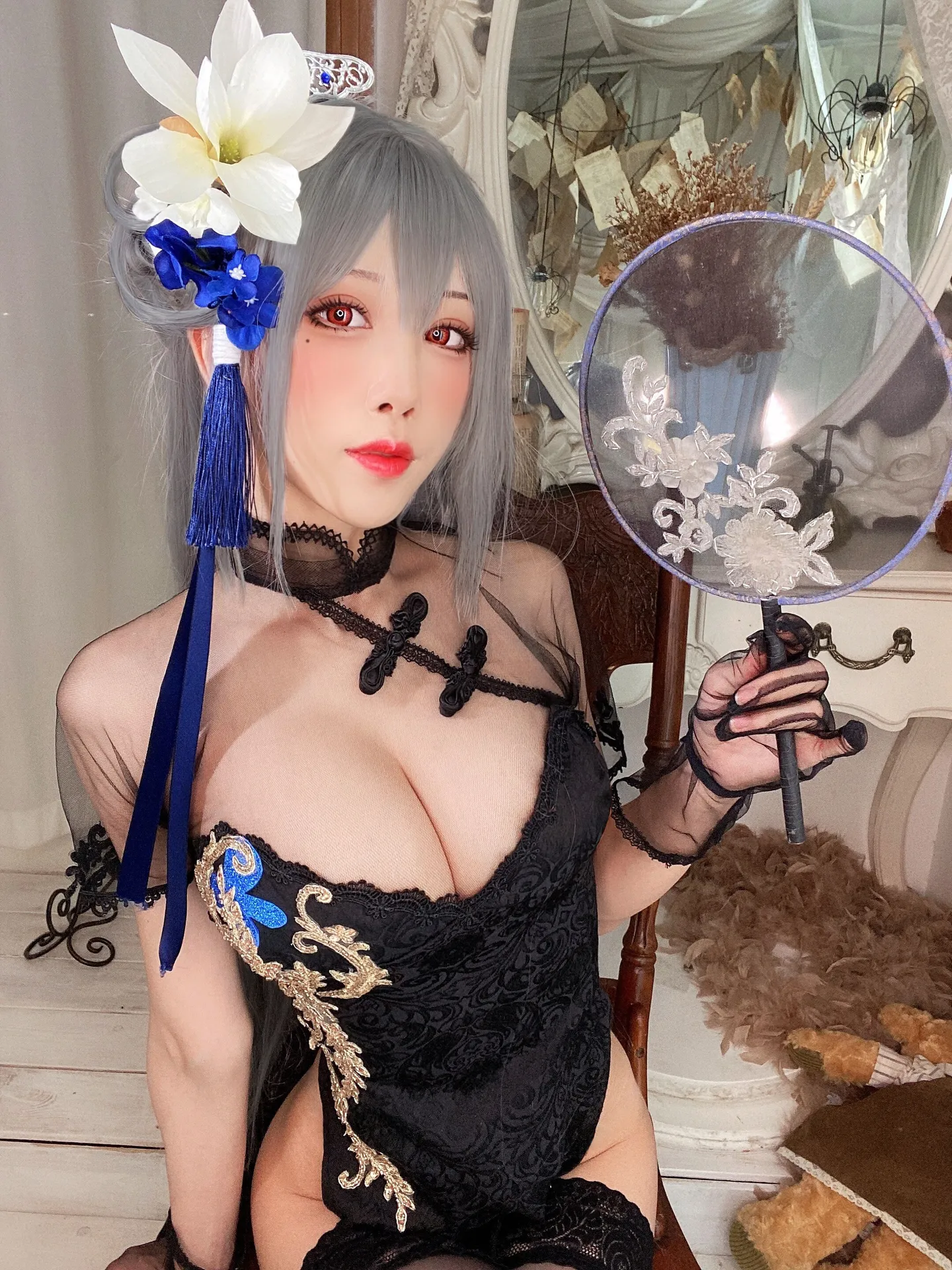 水淼Aqua - 路易九世旗袍 [52P1V-125MB]