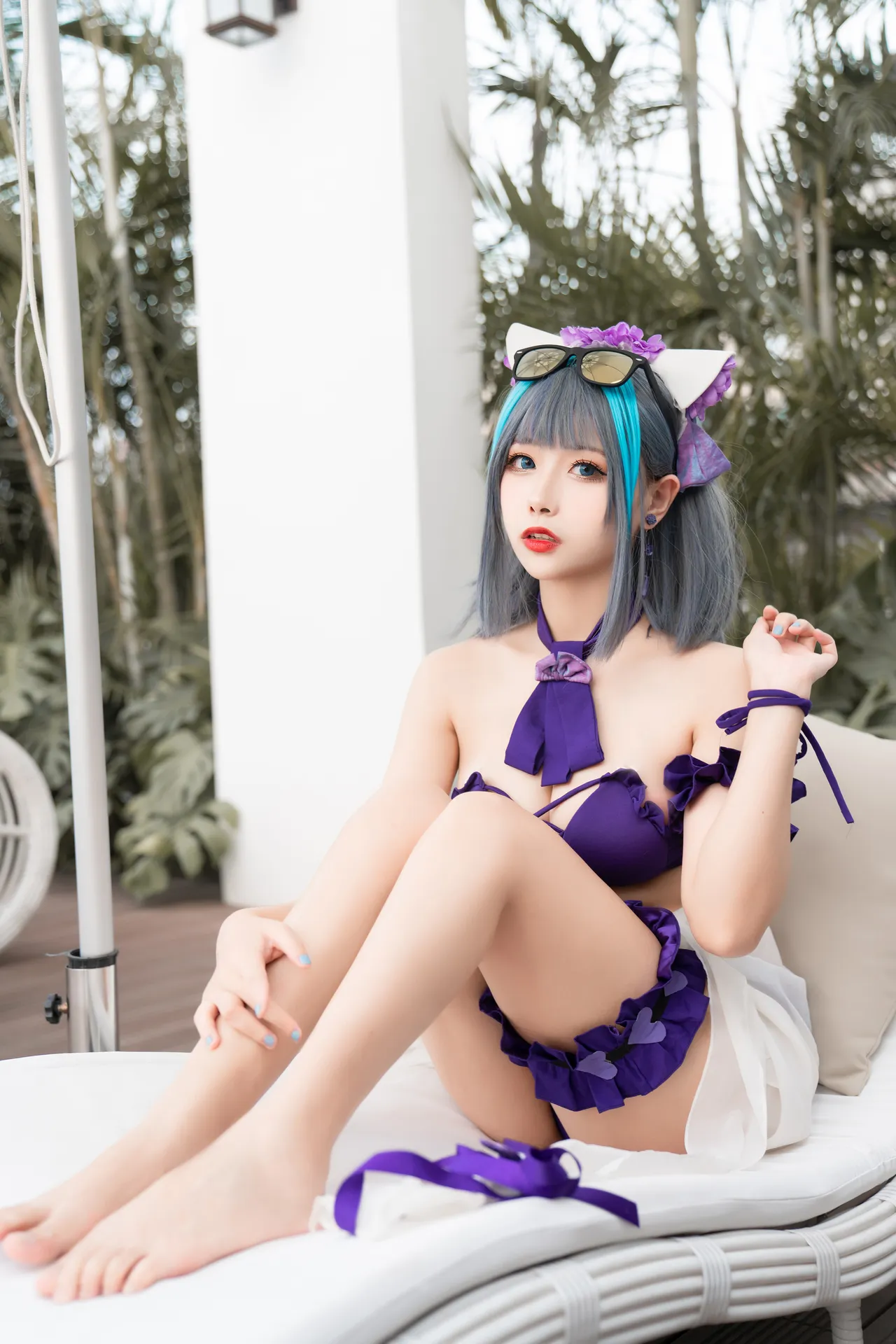 Momoko葵葵 - 柴郡水着 [40P1V-333MB]