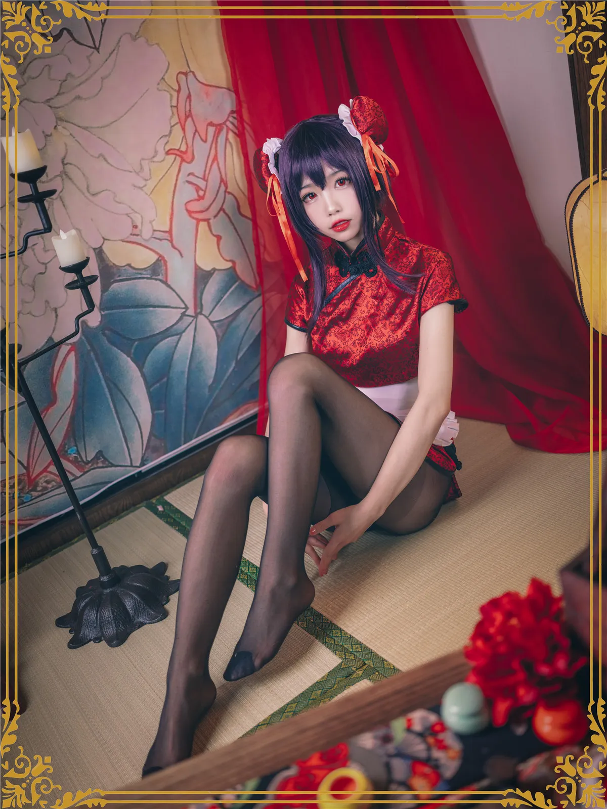 水淼Aqua – 霞之丘诗羽 旗袍 [29P-661MB]