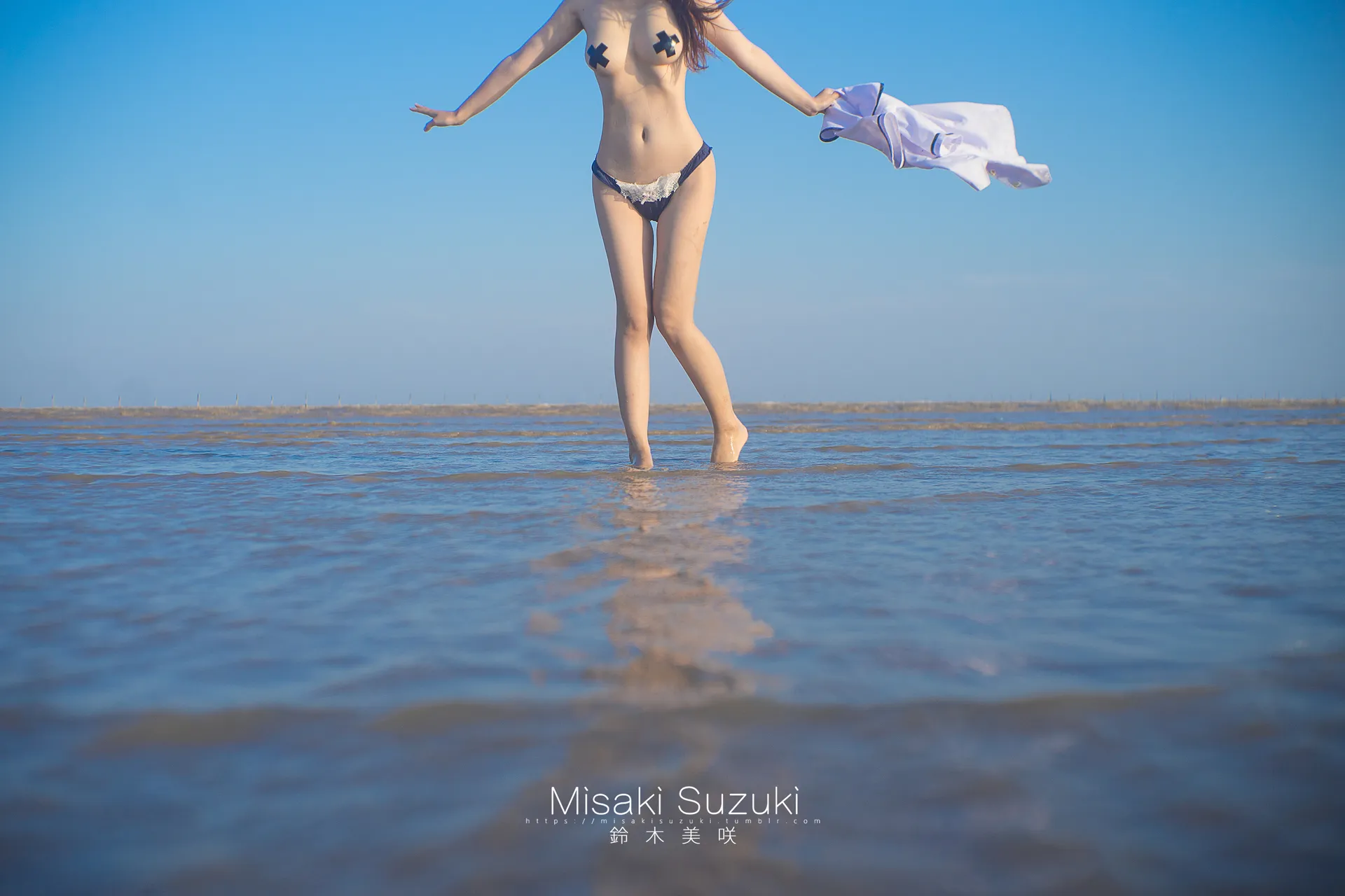 铃木美咲MisakiSuzuki - 铃木美咲(Misaki Suzuki) 少女的界限-露出！绝对不能被发现 海滩 32P+4V [32P4V-1.14GB]